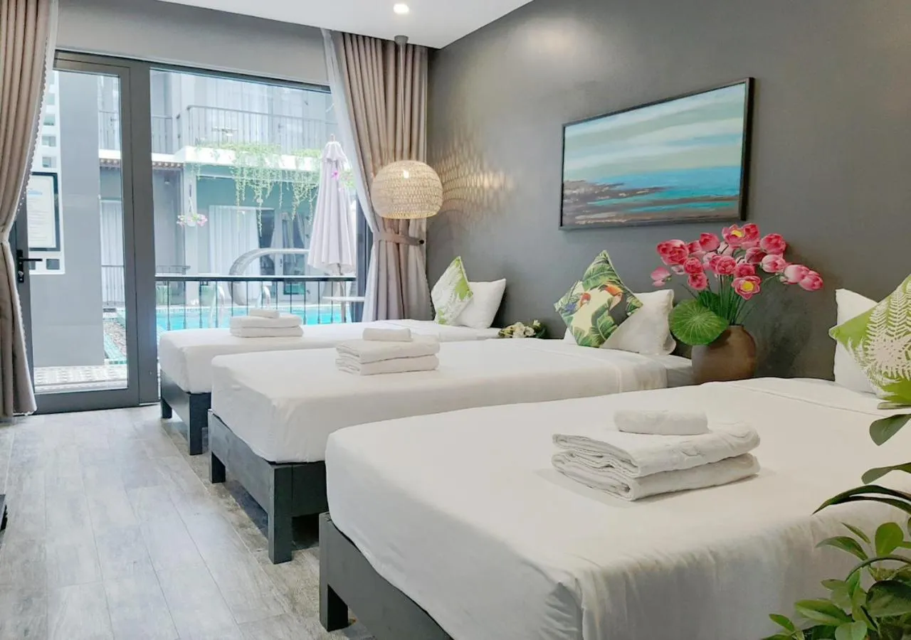 Bed in Sea Lavie Boutique Resort & Spa