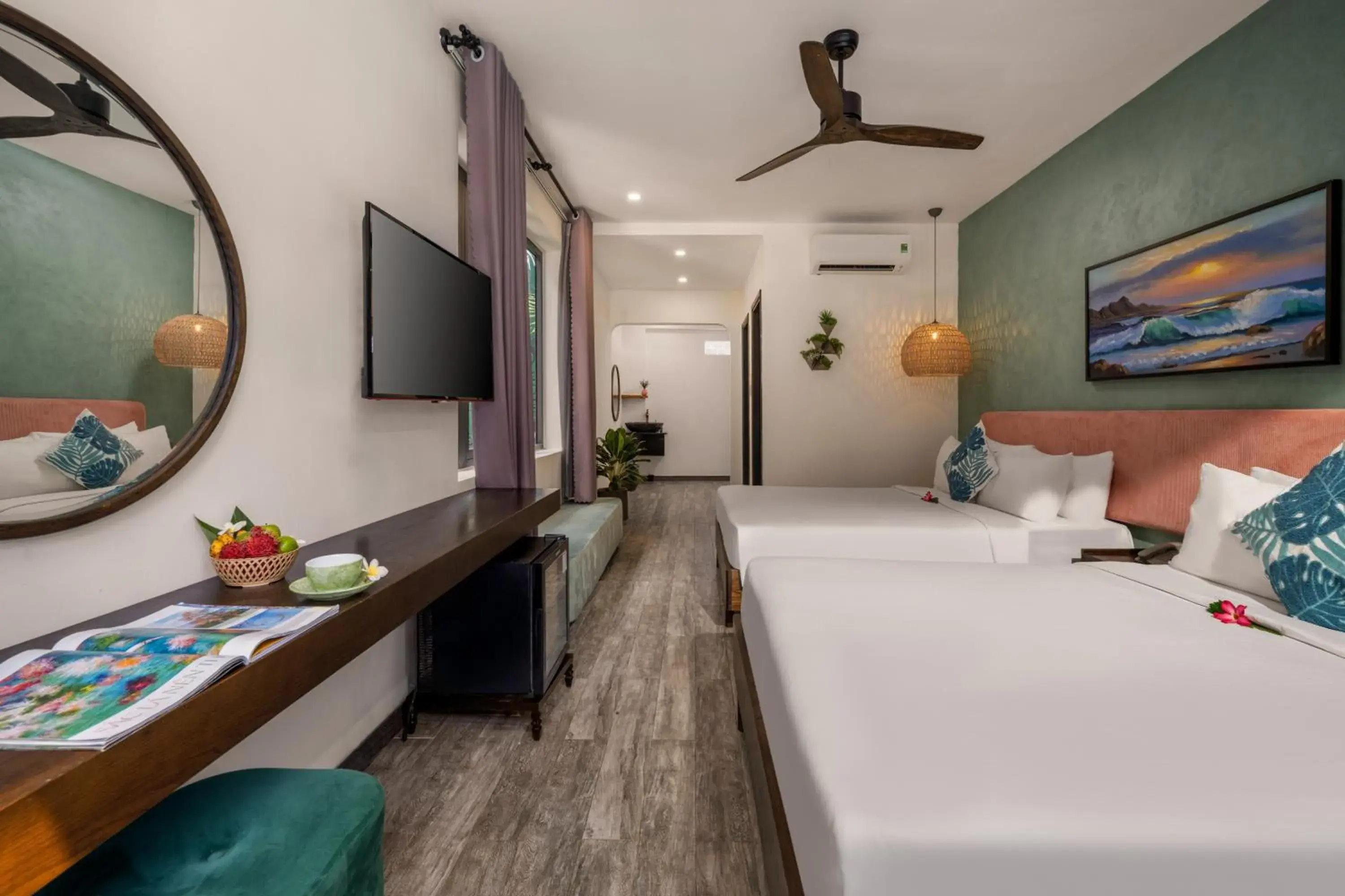 Deluxe Twin Room with Pool View in Sea Lavie Boutique Resort & Spa Deluxe Twin Room with Pool View in Sea Lavie Boutique Resort & Spa