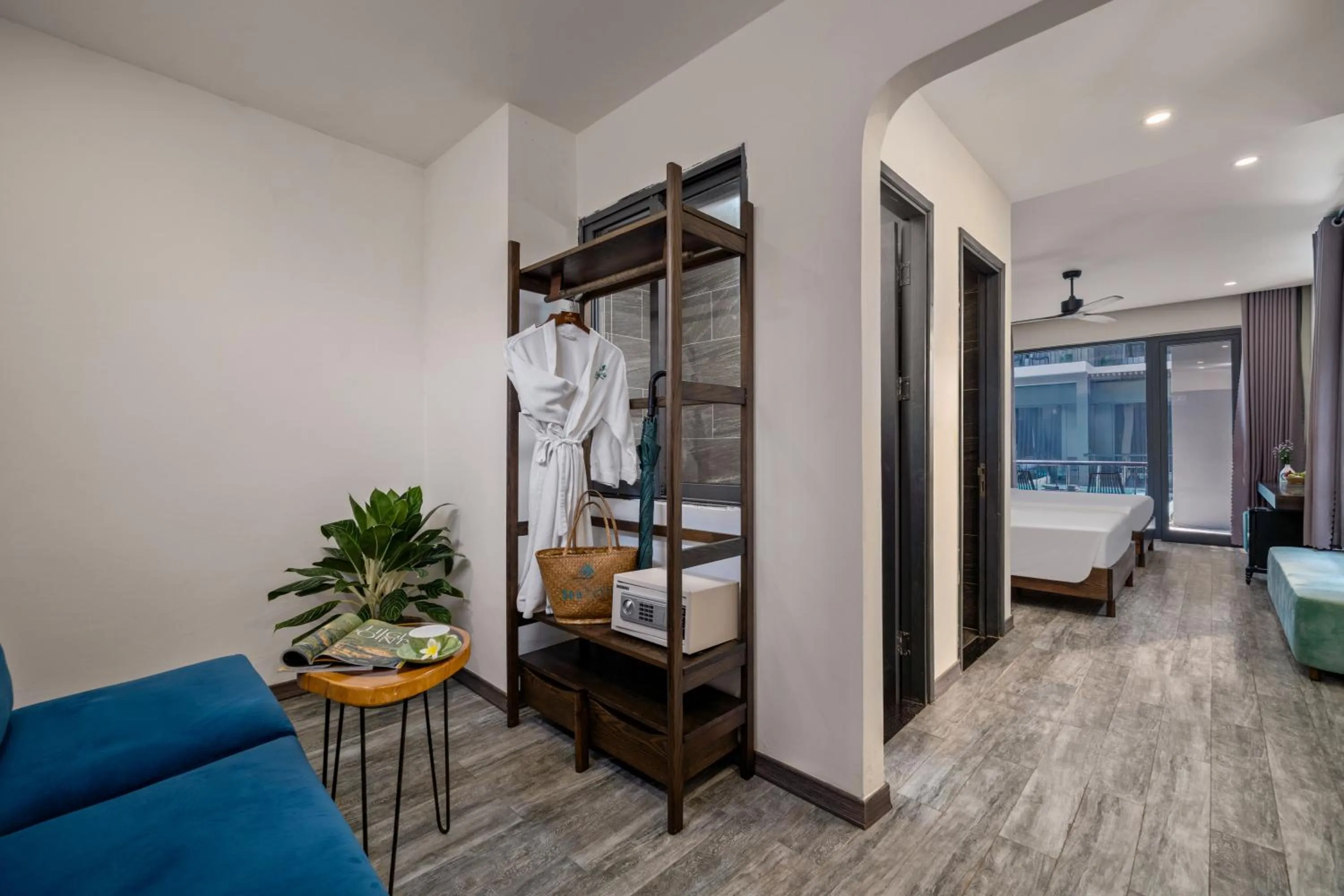 Seating area, Bed in Sea Lavie Boutique Resort & Spa