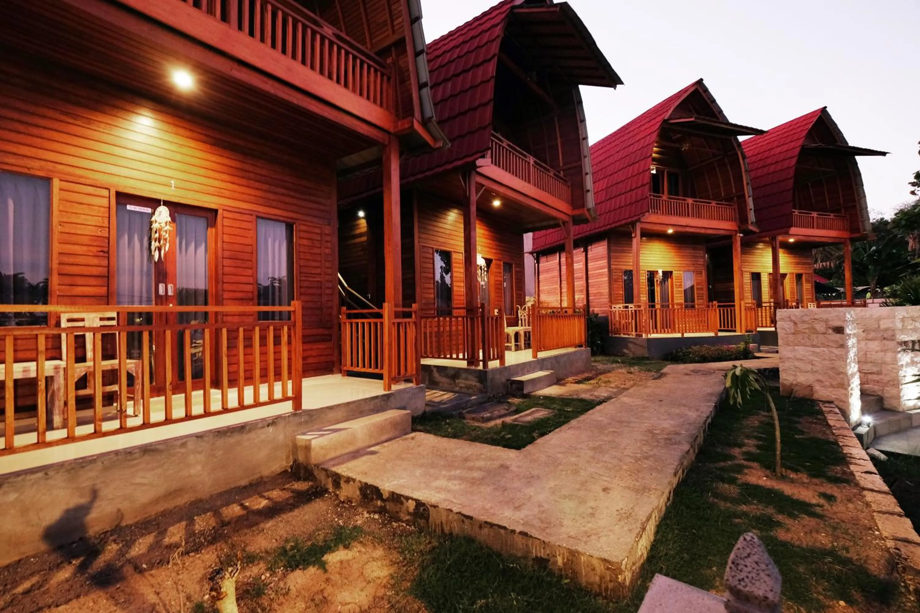 Patio in Adara Beach Huts