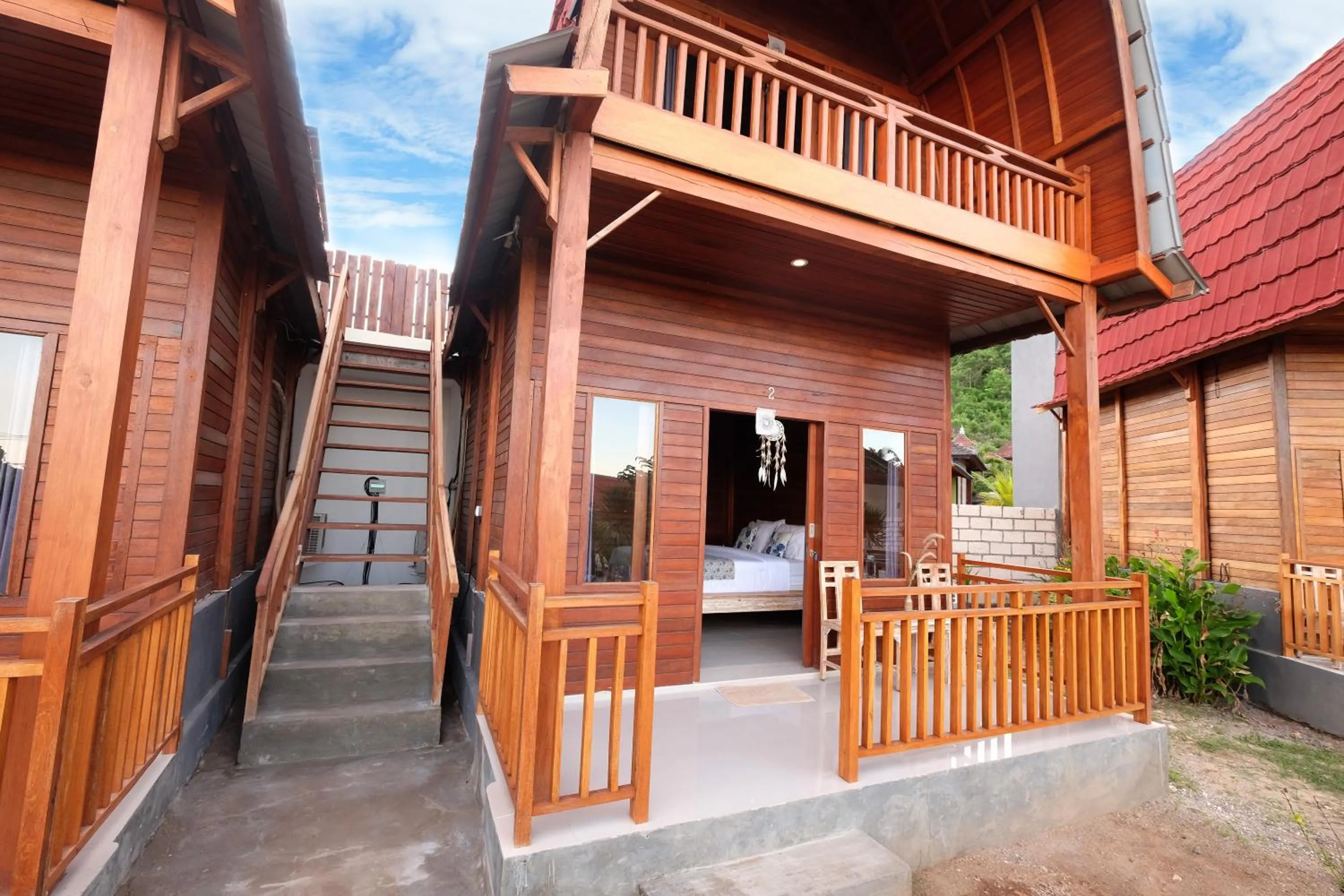 Patio in Adara Beach Huts