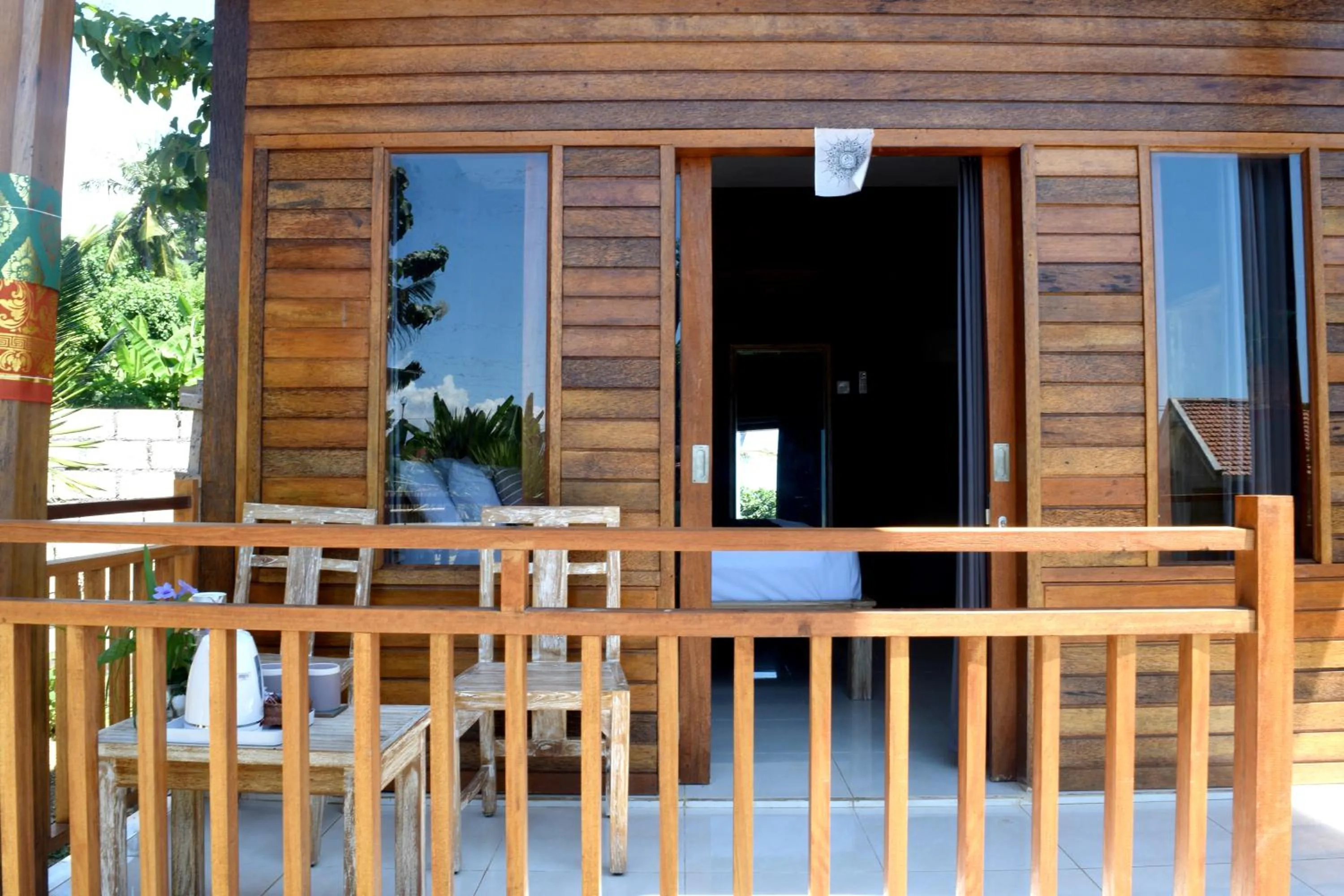 Balcony/Terrace in Adara Beach Huts
