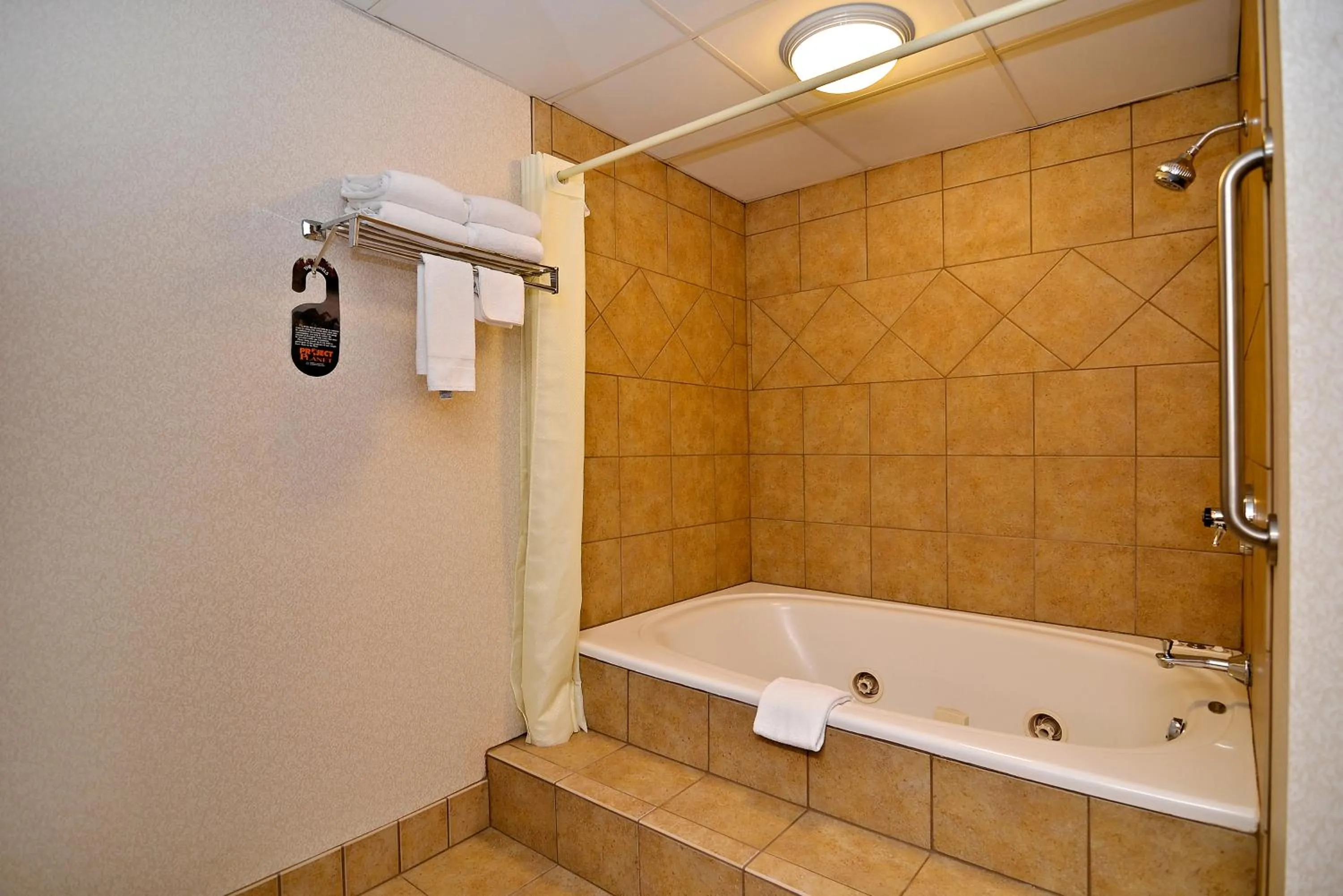 Bath in Comfort Inn at Thousand Hills