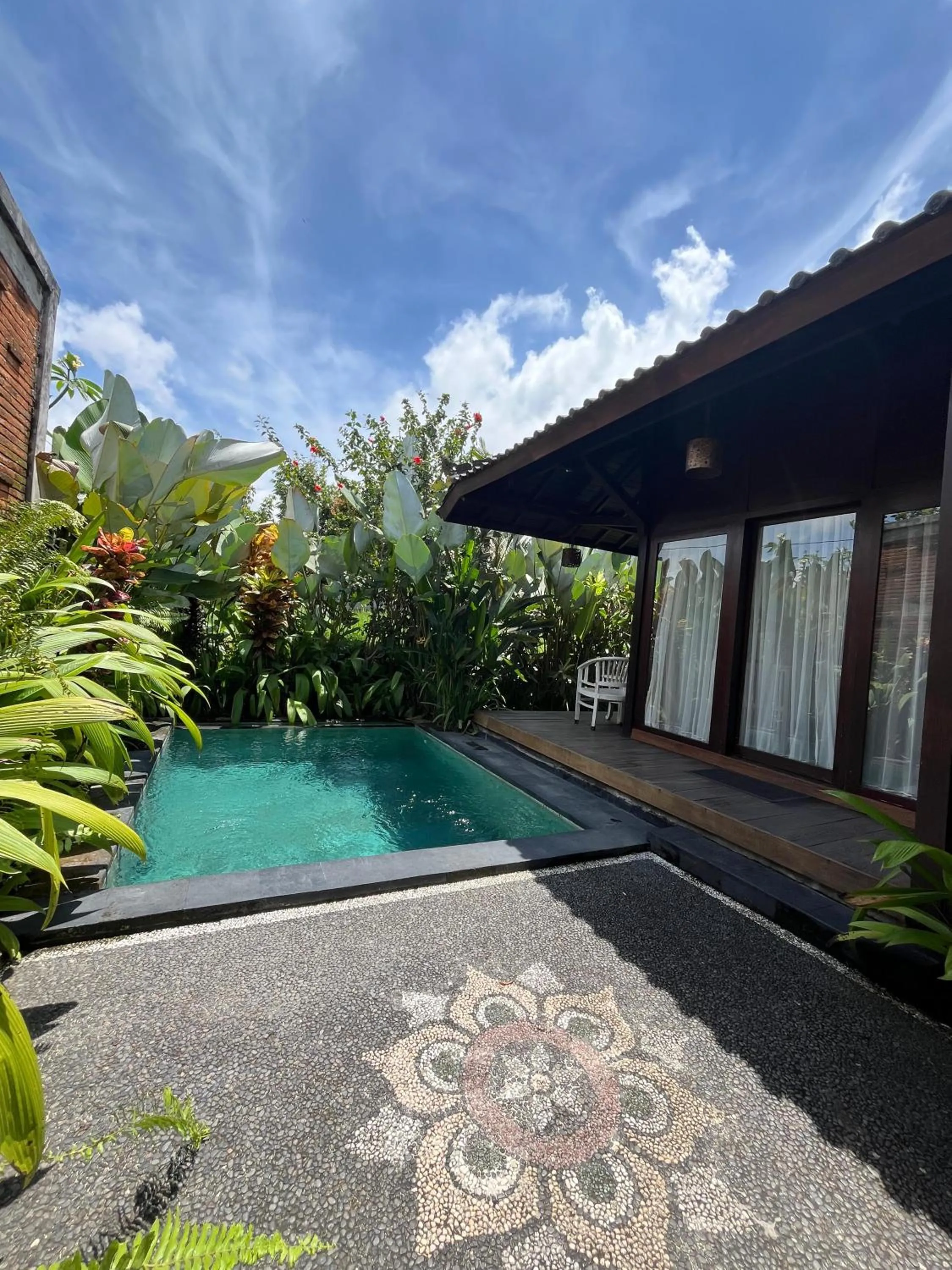 Garden view in Kayangan Villa Ubud