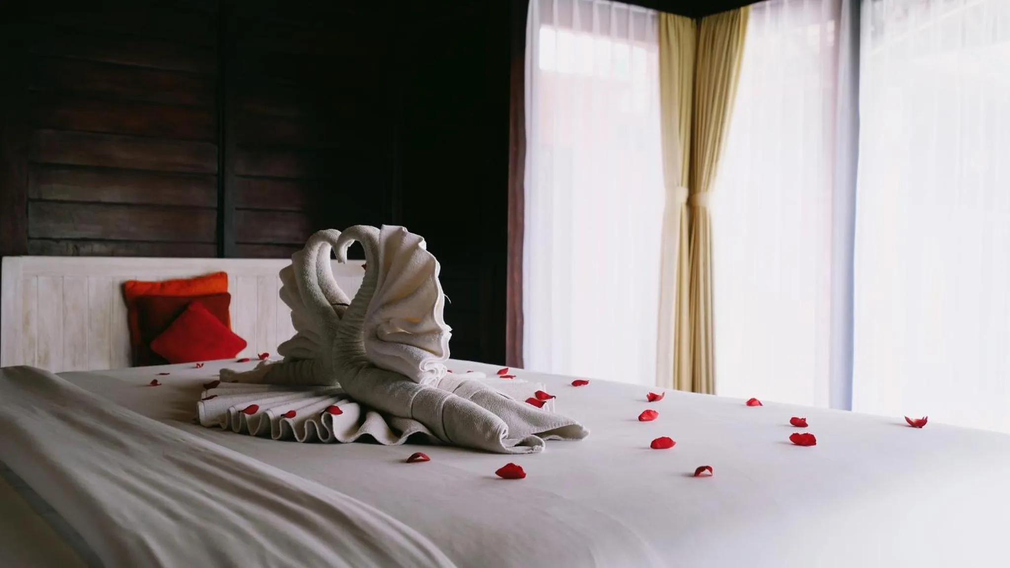 Bed in Kayangan Villa Ubud