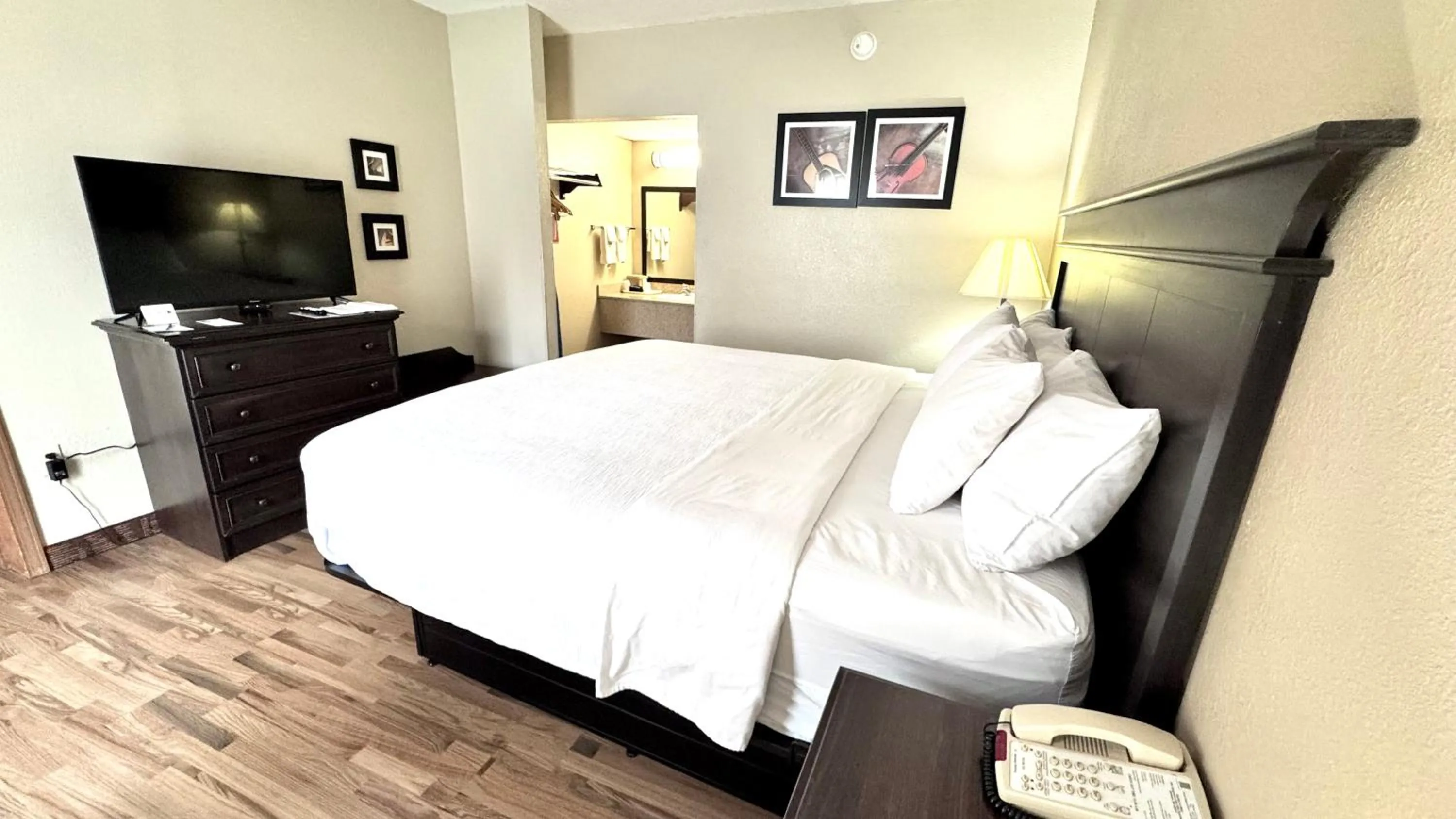 TV and multimedia, Bed in Quality Inn West-Branson Theatre District