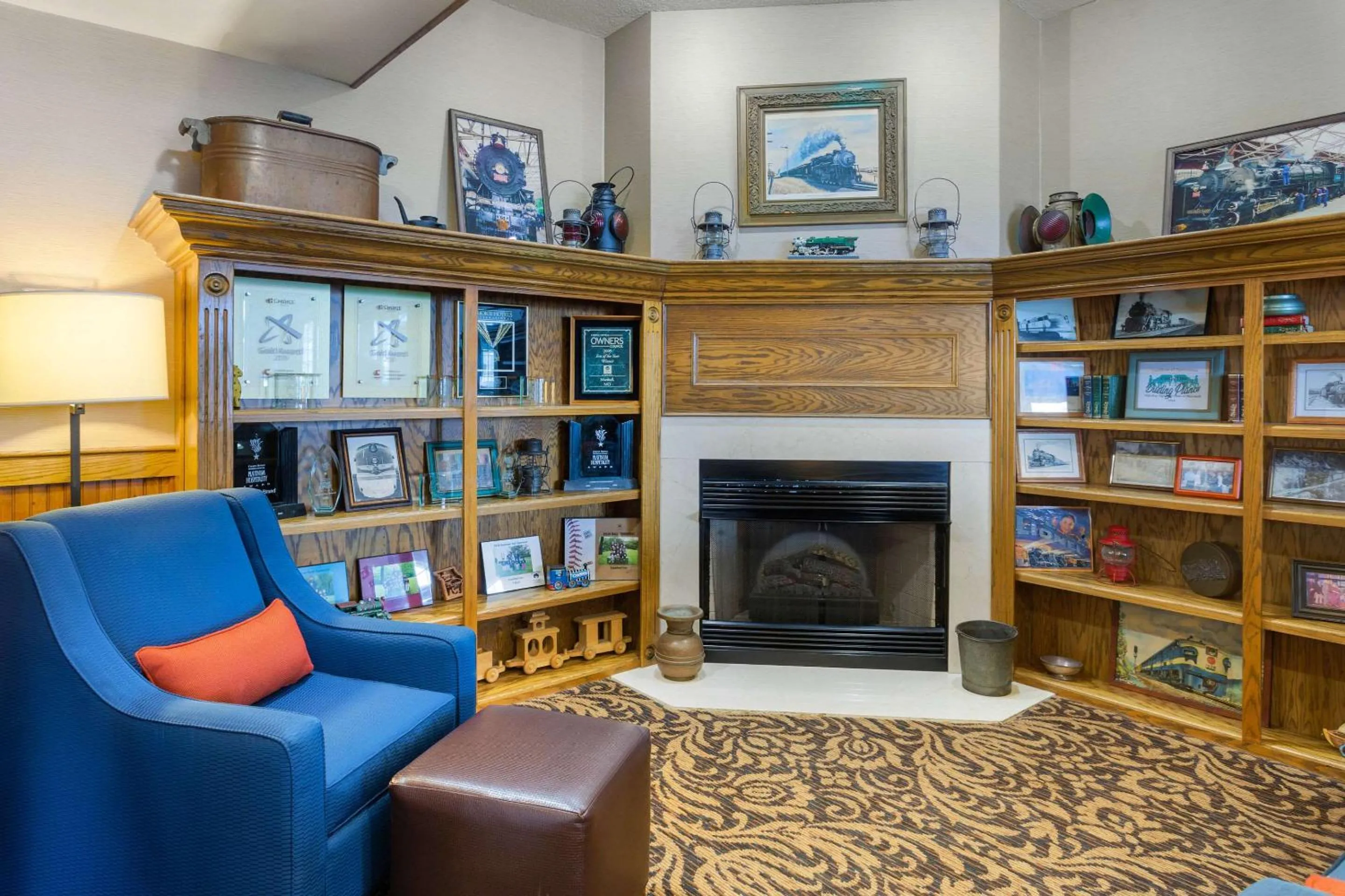 Lobby or reception in Comfort Inn Marshall Station