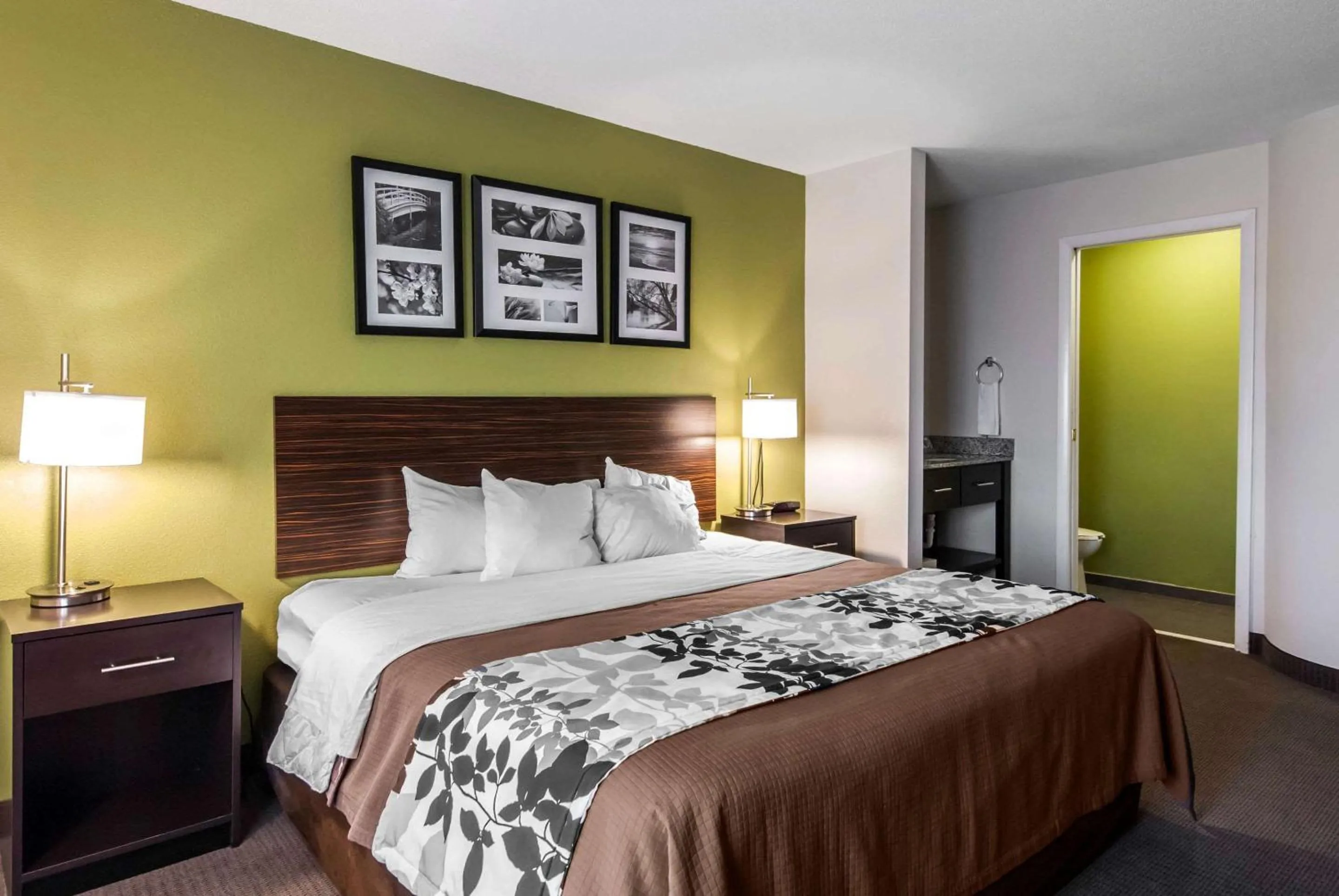 Photo of the whole room, Bed in Sleep Inn