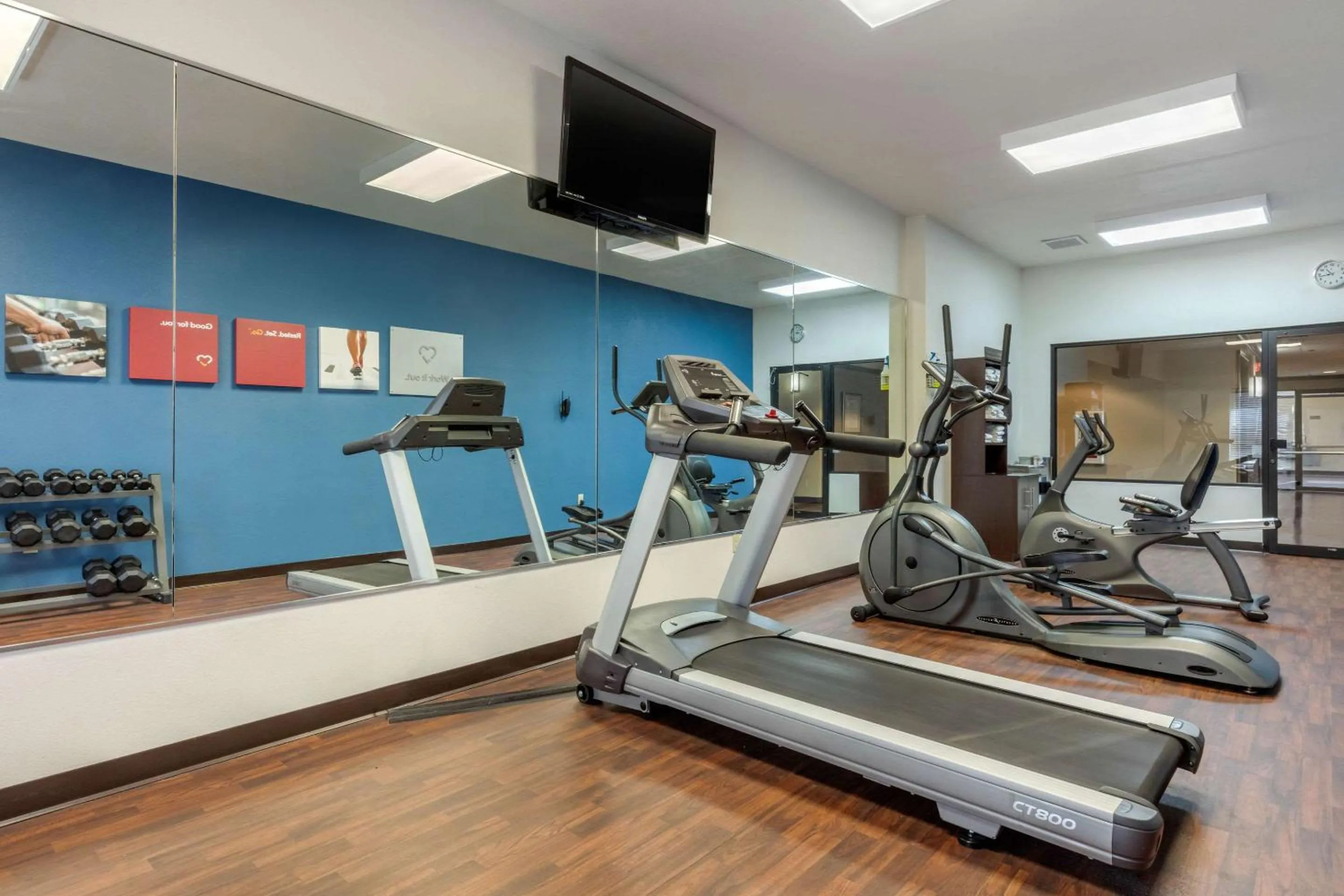 Fitness centre/facilities in Comfort Suites Rolla