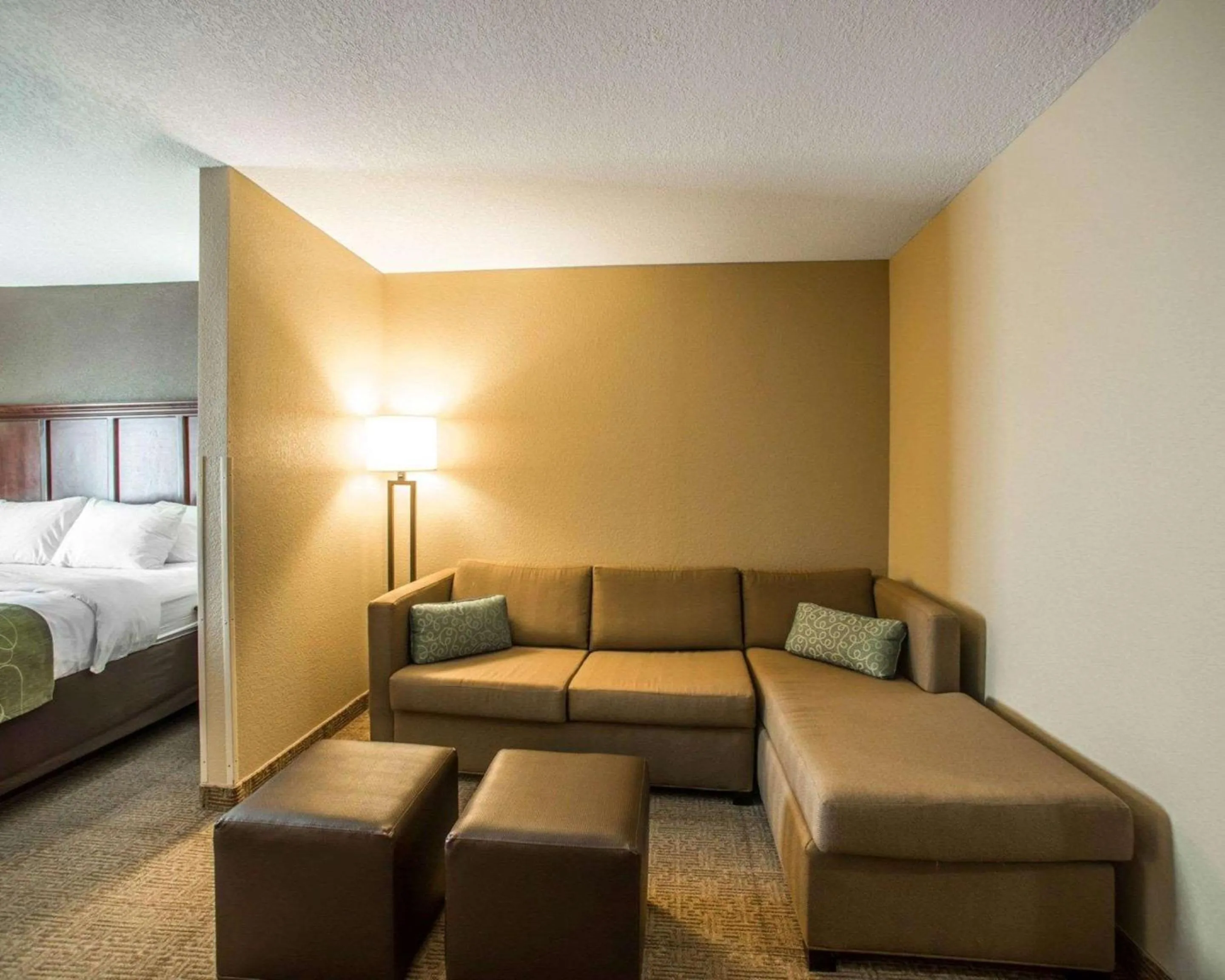 Photo of the whole room, Bed in Comfort Suites Columbia - University Area