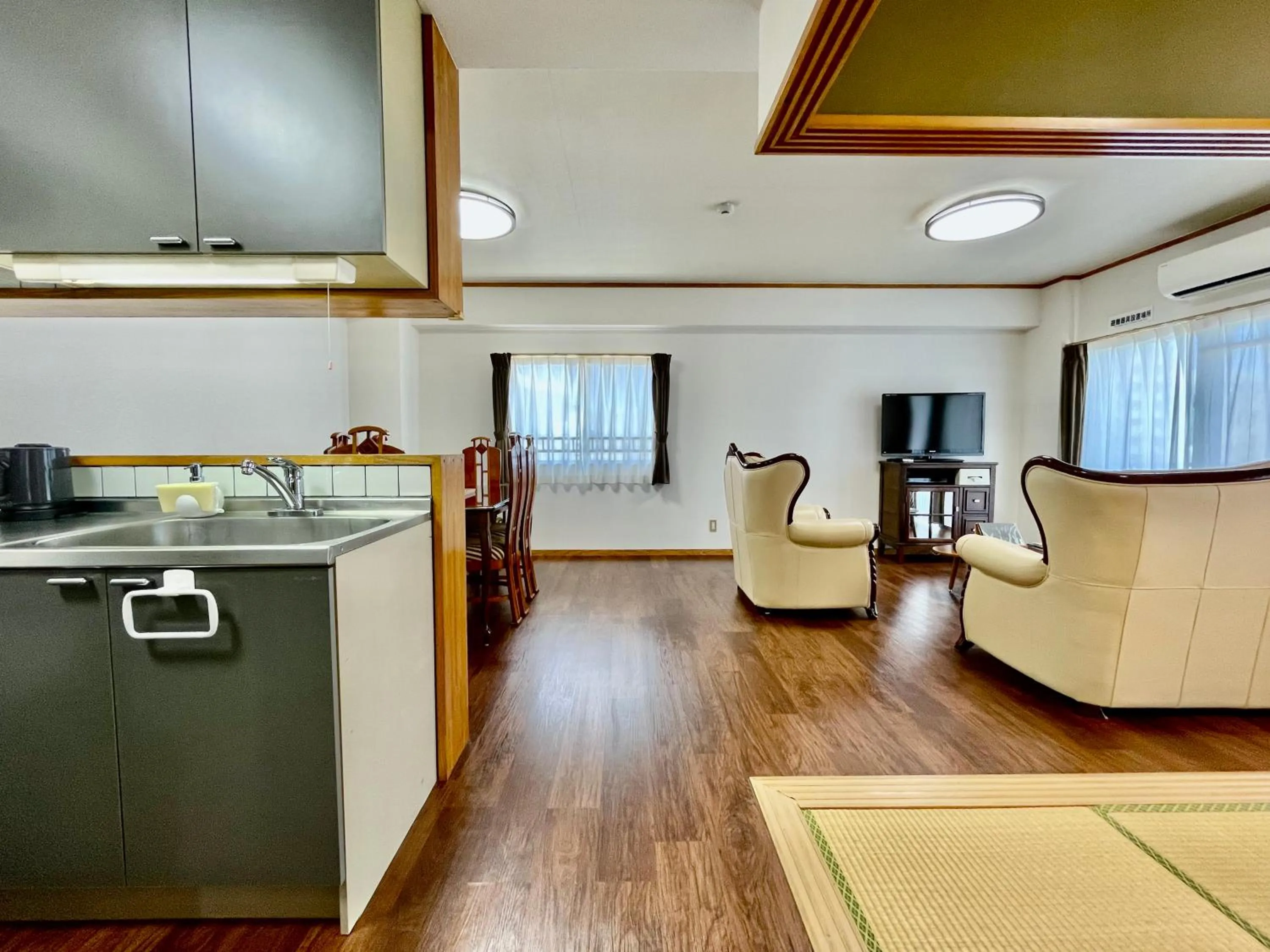 Kitchen or kitchenette in ホテル天使館 久茂地 -Tenshi-Kan-