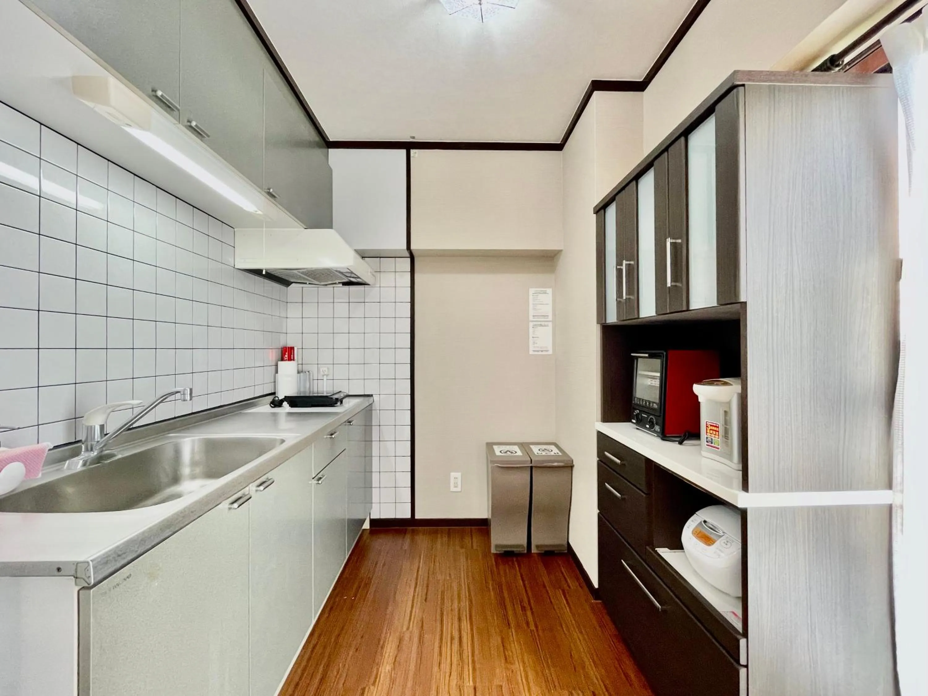 Kitchen or kitchenette in ホテル天使館 久茂地 -Tenshi-Kan-