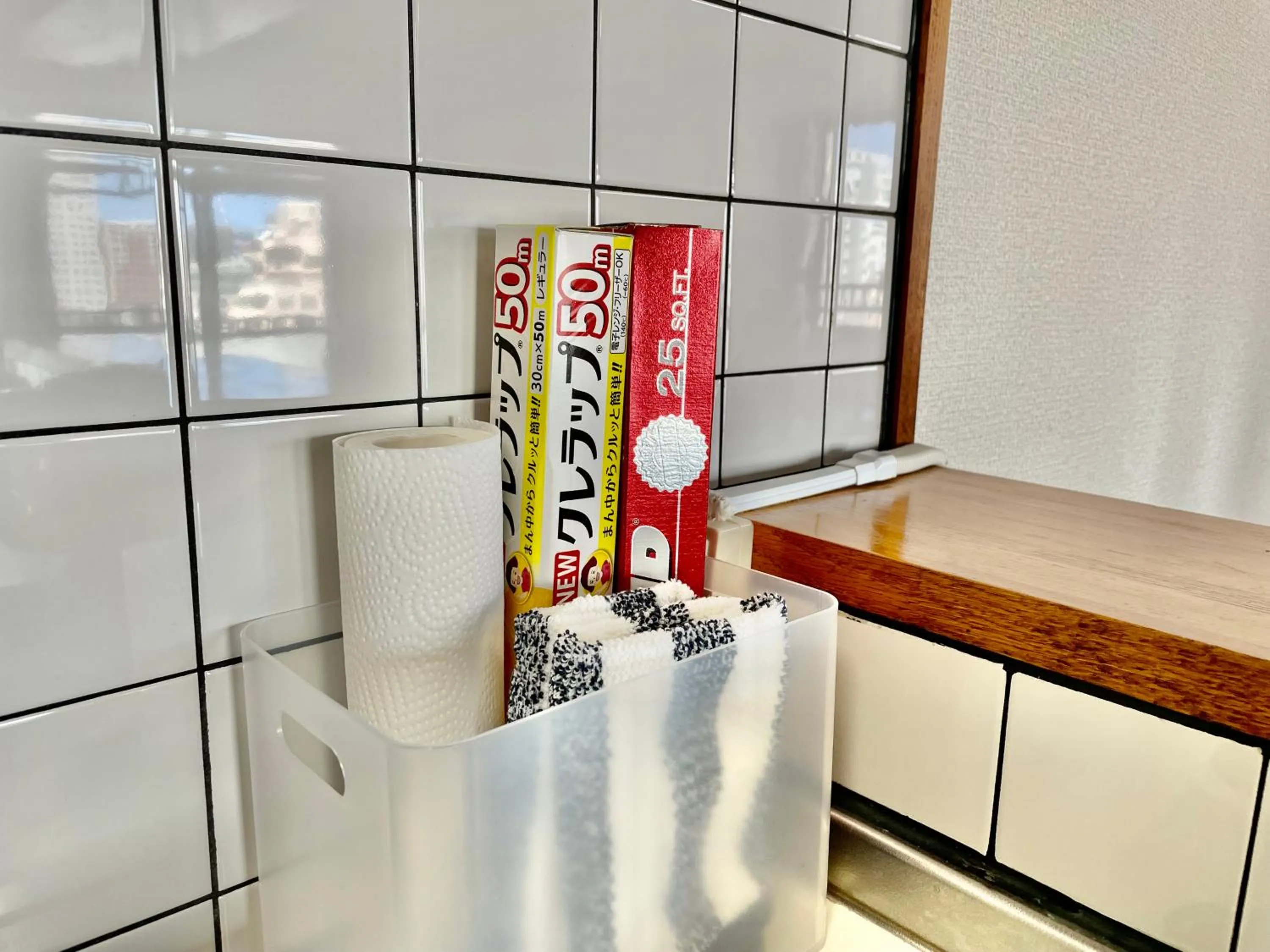 Kitchen or kitchenette in ホテル天使館 久茂地 -Tenshi-Kan-