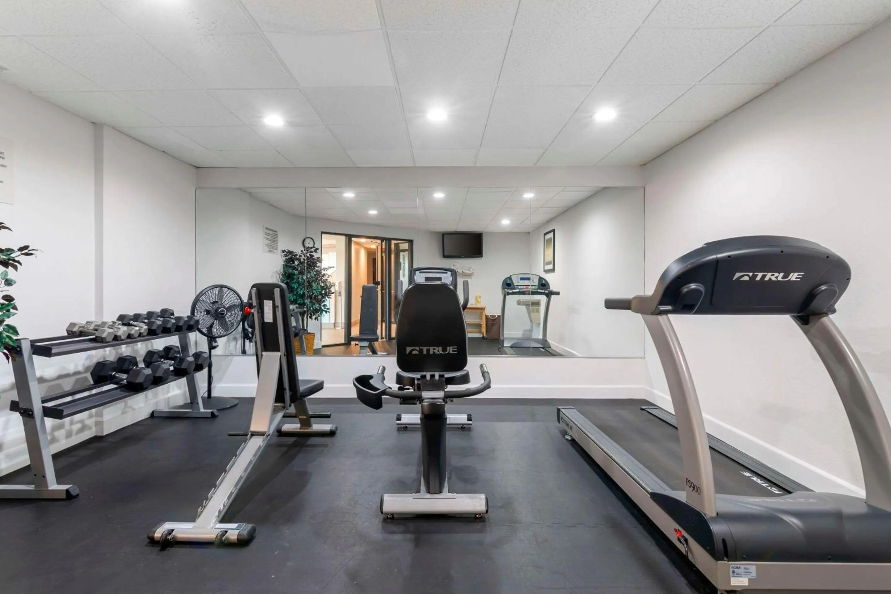 Fitness centre/facilities in Quality Inn