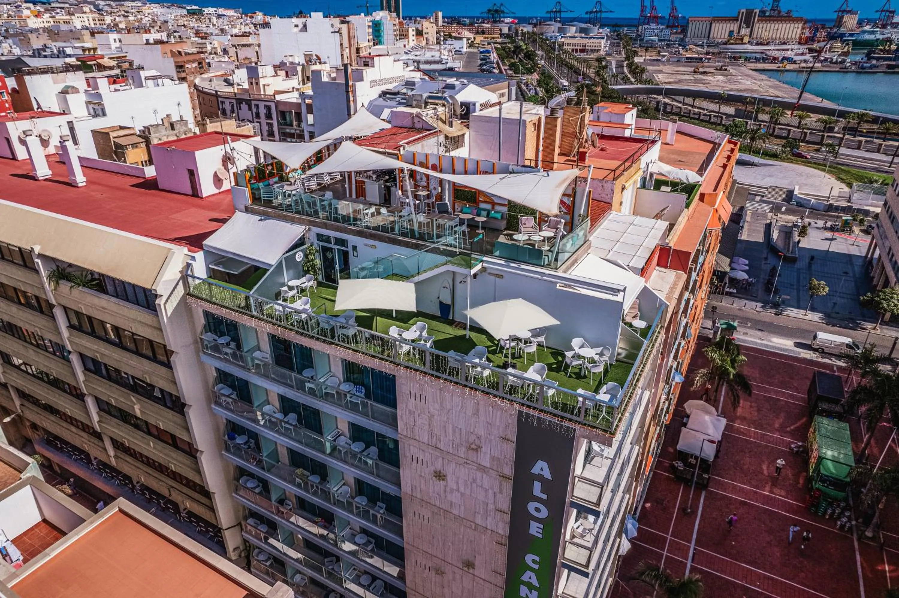 Bird's eye view in Hotel Aloe Canteras