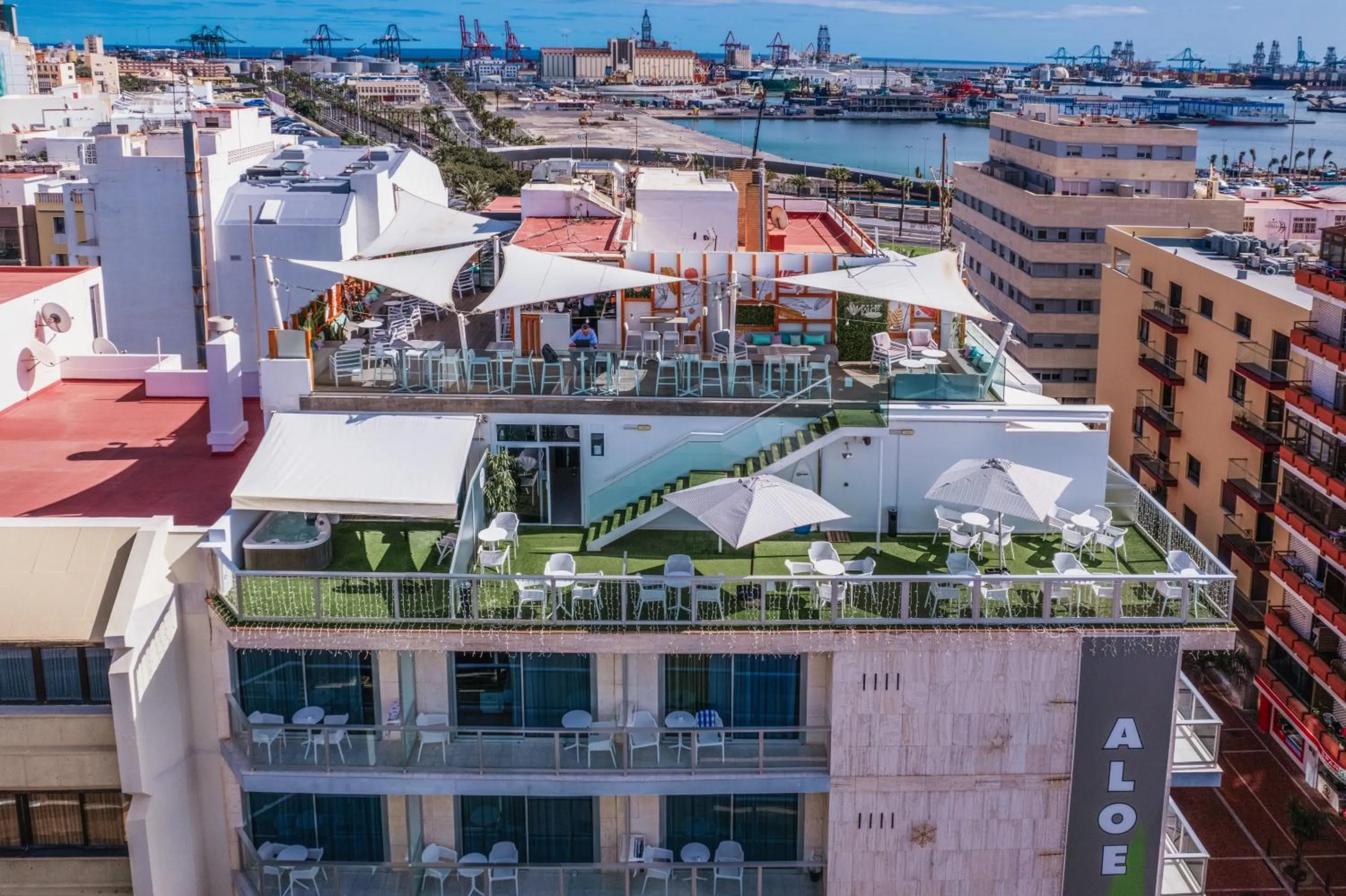 Bird's eye view in Hotel Aloe Canteras