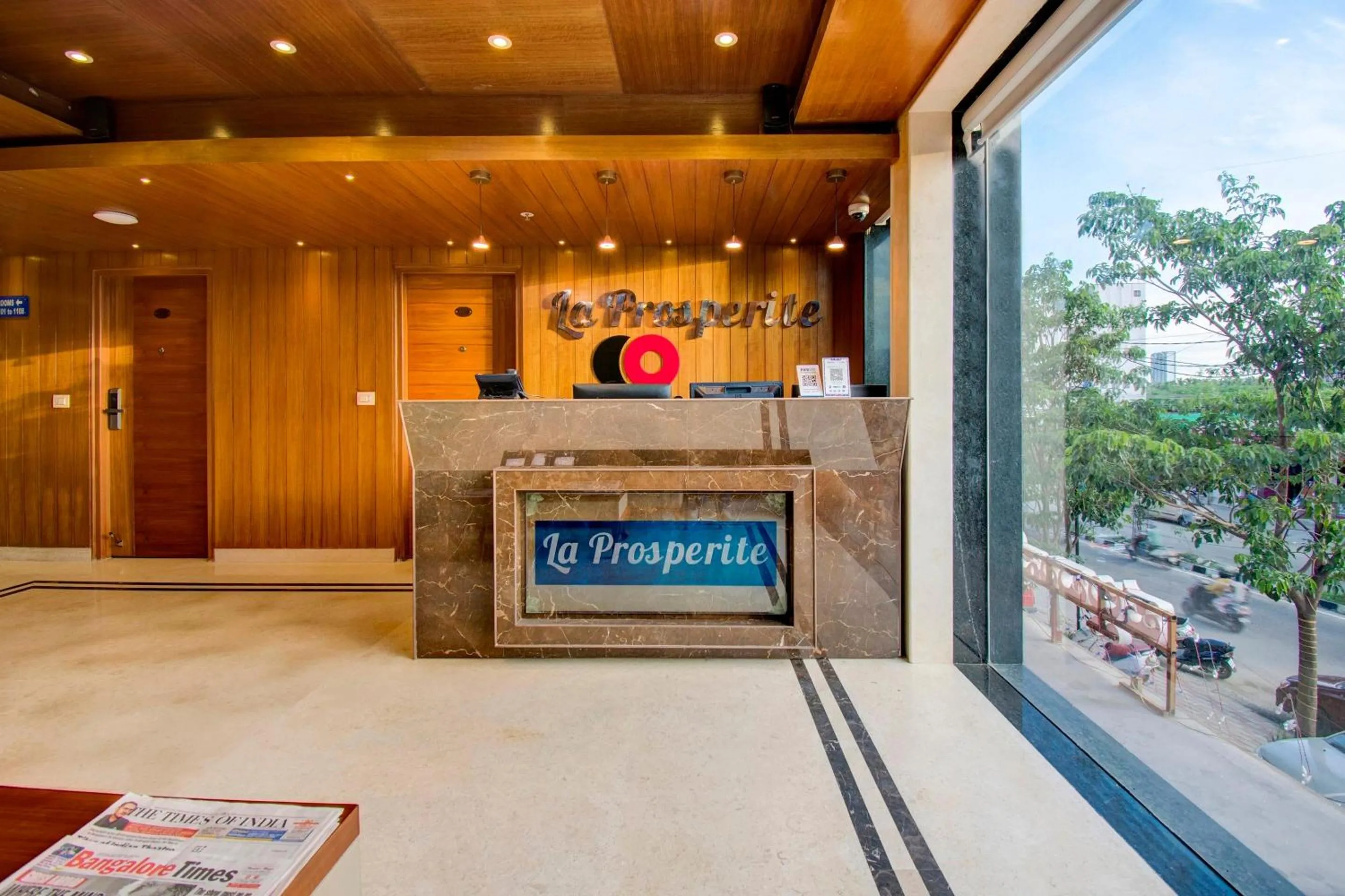 Lobby or reception in Townhouse Nyanappana Halli formerly Hotel La Prosperite