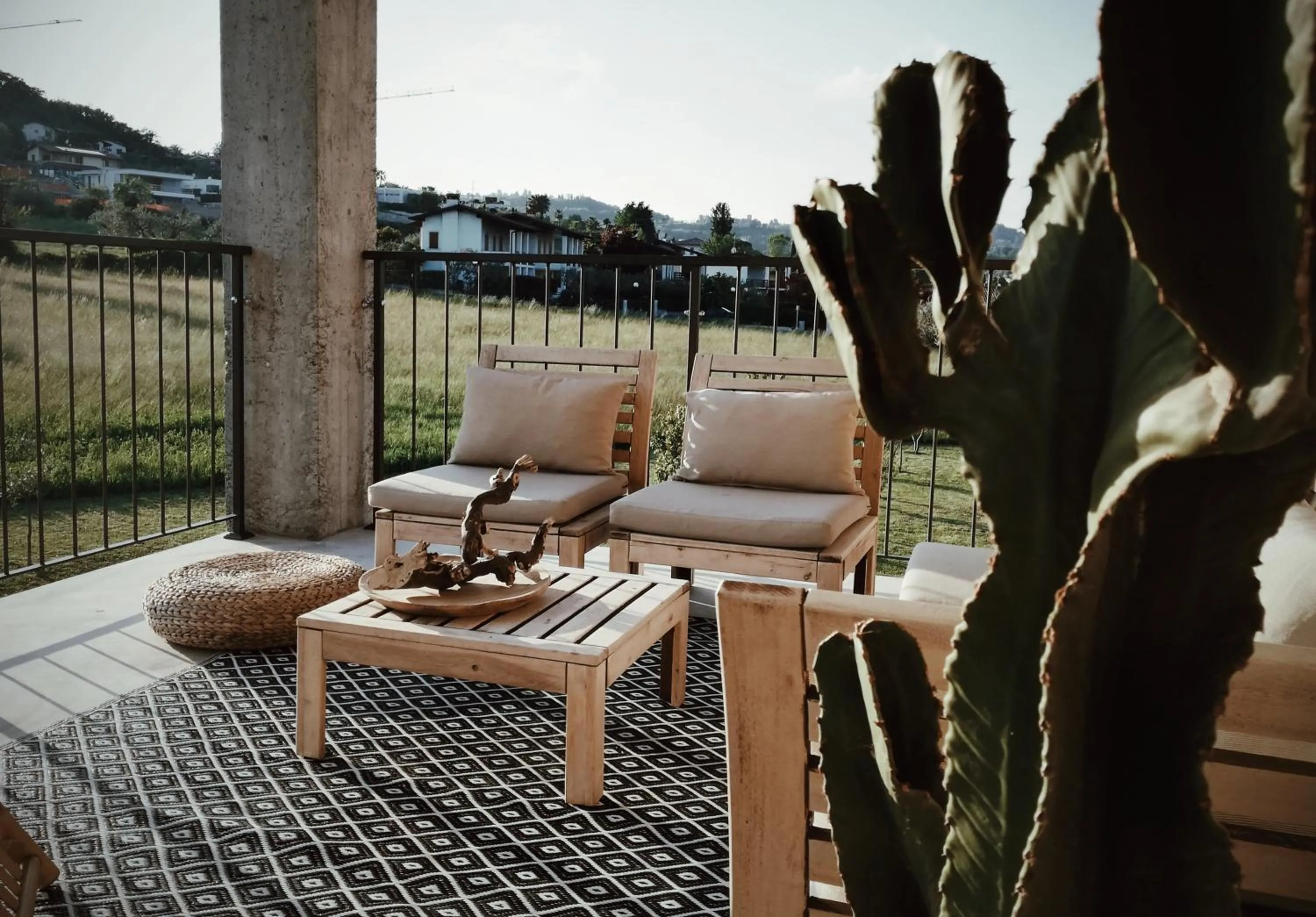 Patio in Bed & Breakfast IL PAJO