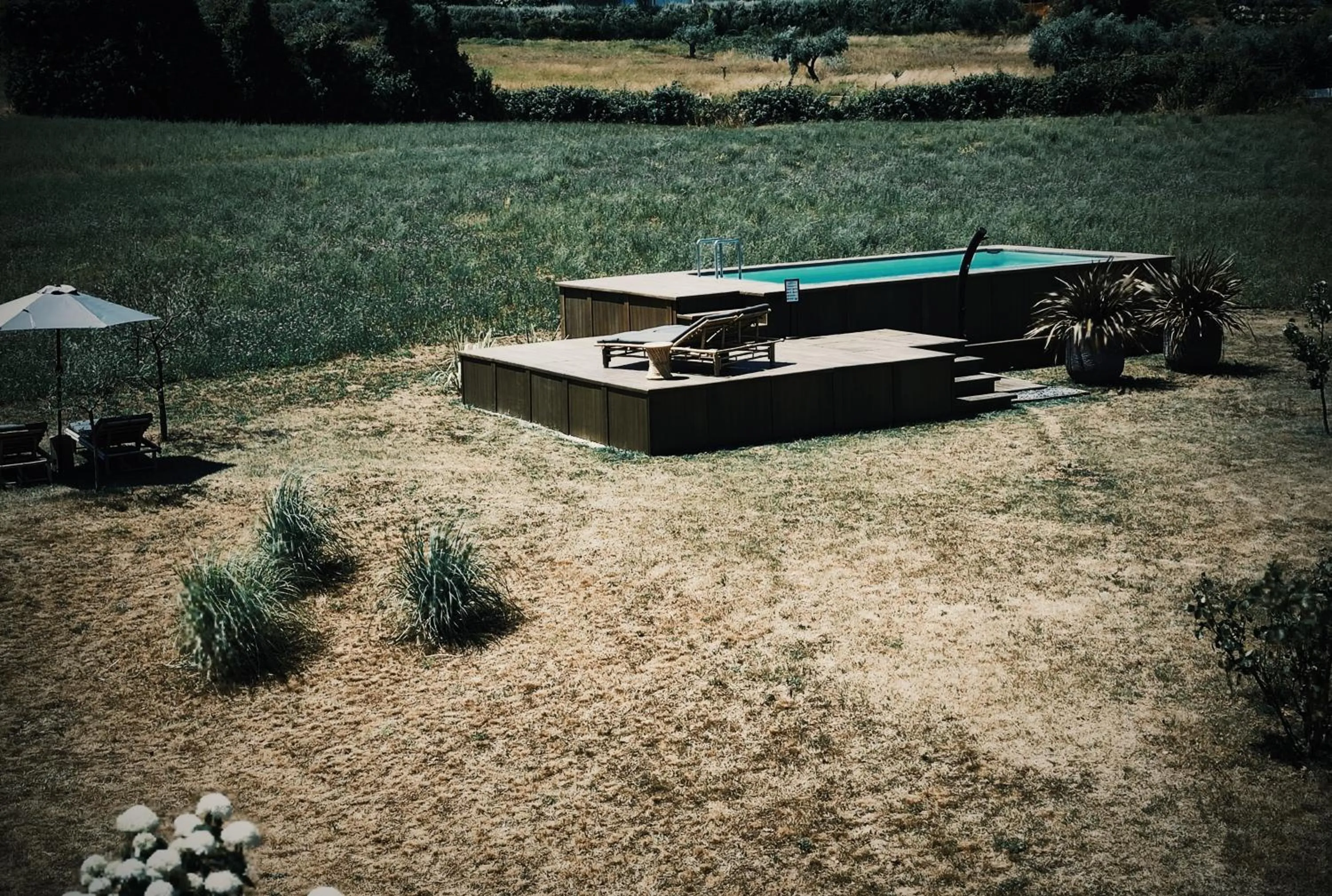 Pool view in Bed & Breakfast IL PAJO