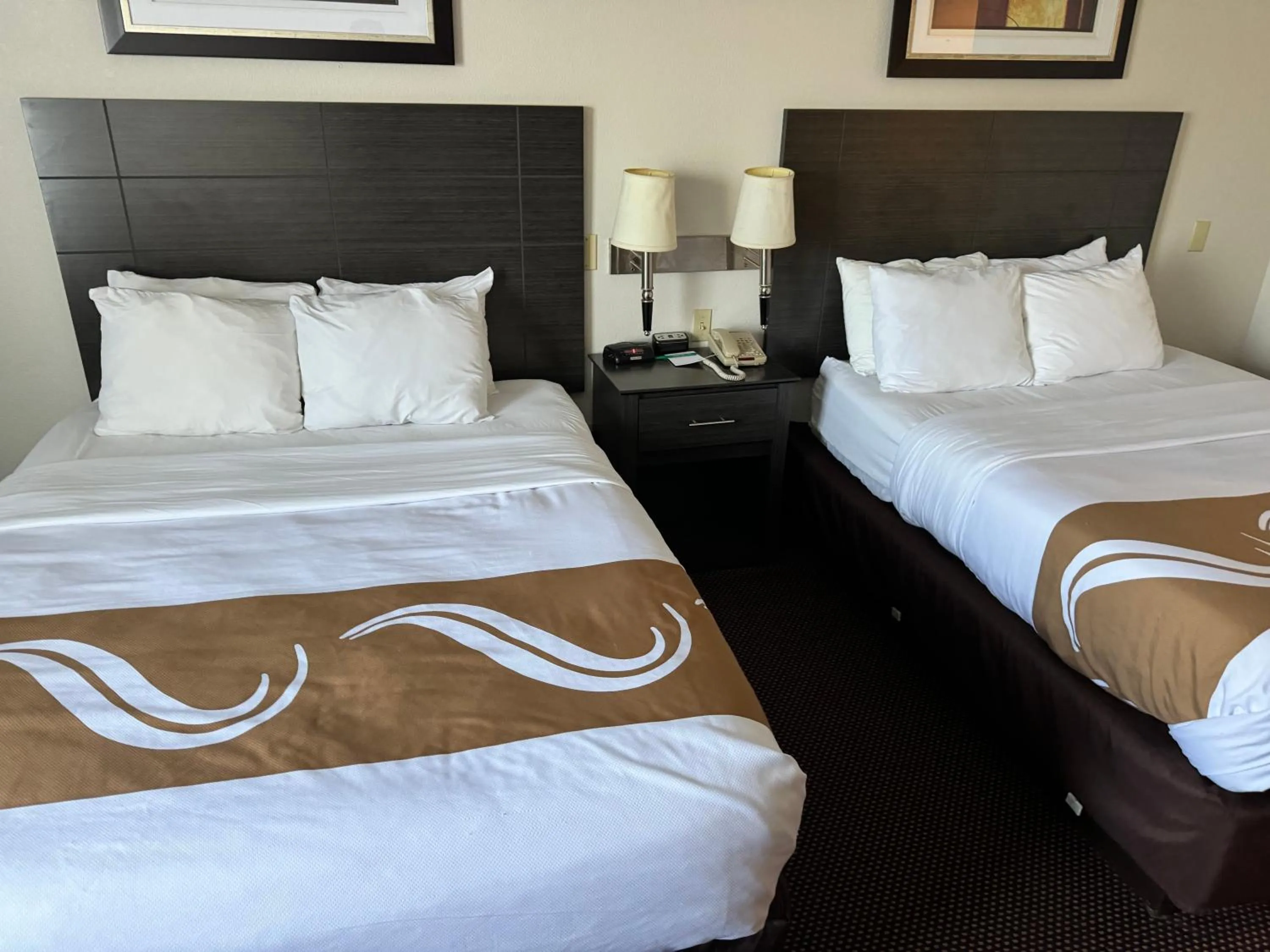 Bed in Quality Inn & Suites Hattiesburg North