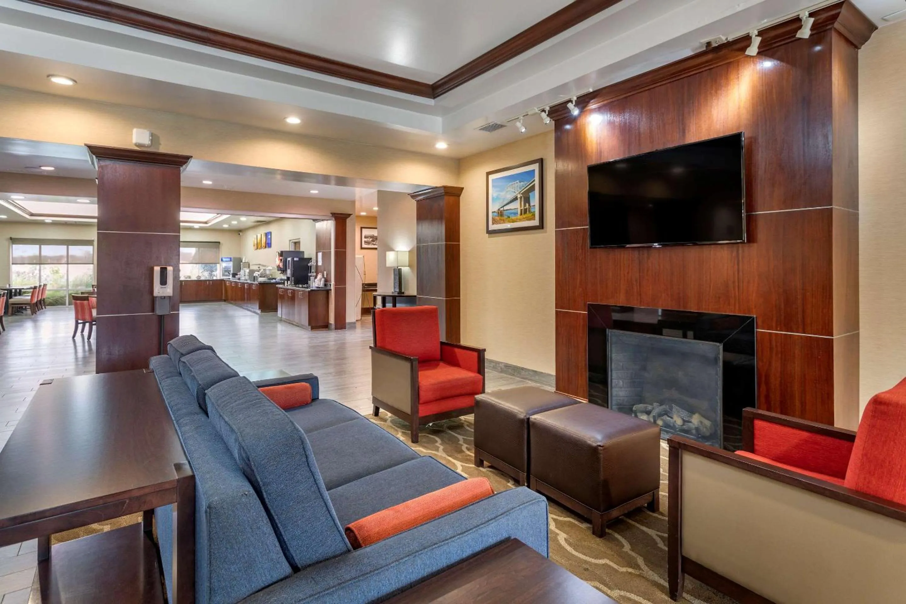 Lobby or reception in Comfort Suites Olive Branch - Memphis South