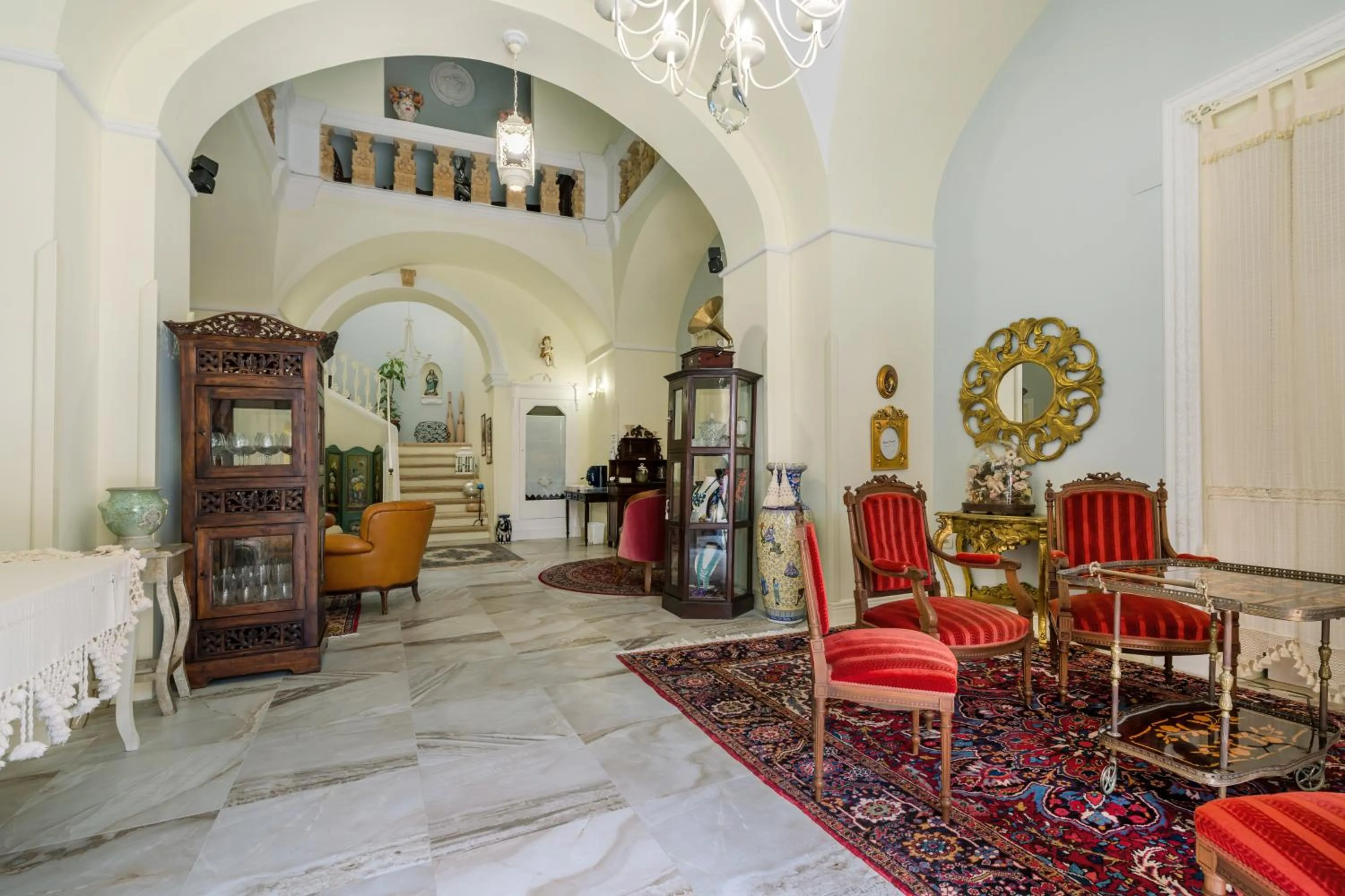 Communal lounge/ TV room in Palazzo Tre Cardi
