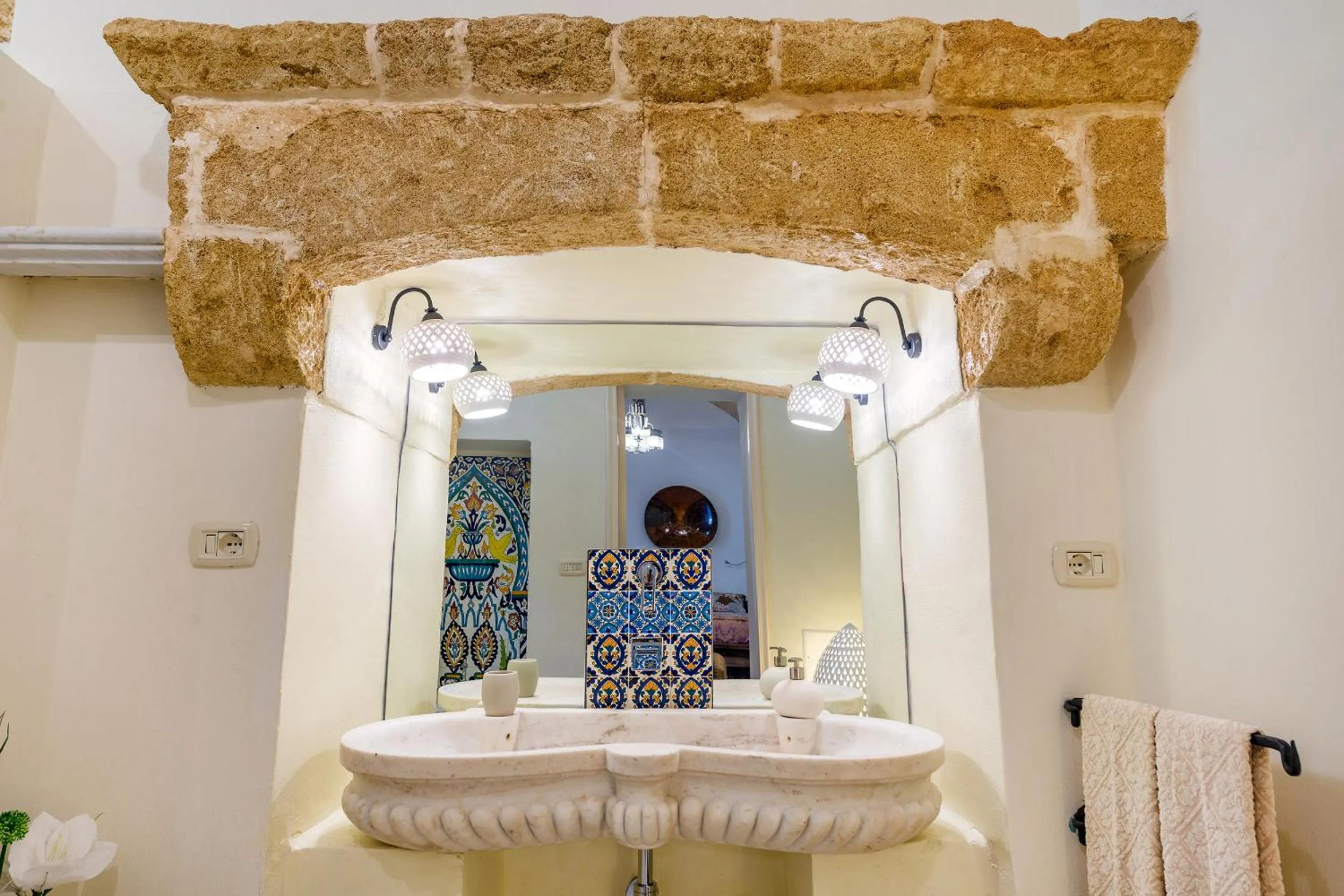 Bathroom in Palazzo Tre Cardi