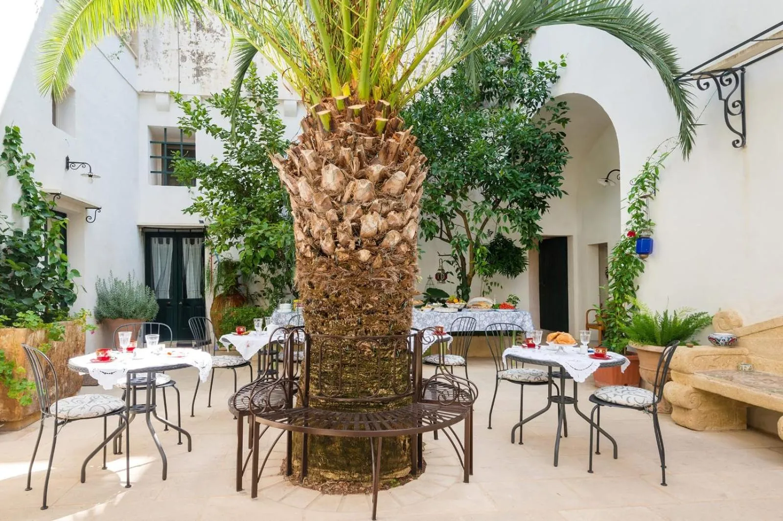 Garden view in Palazzo Tre Cardi