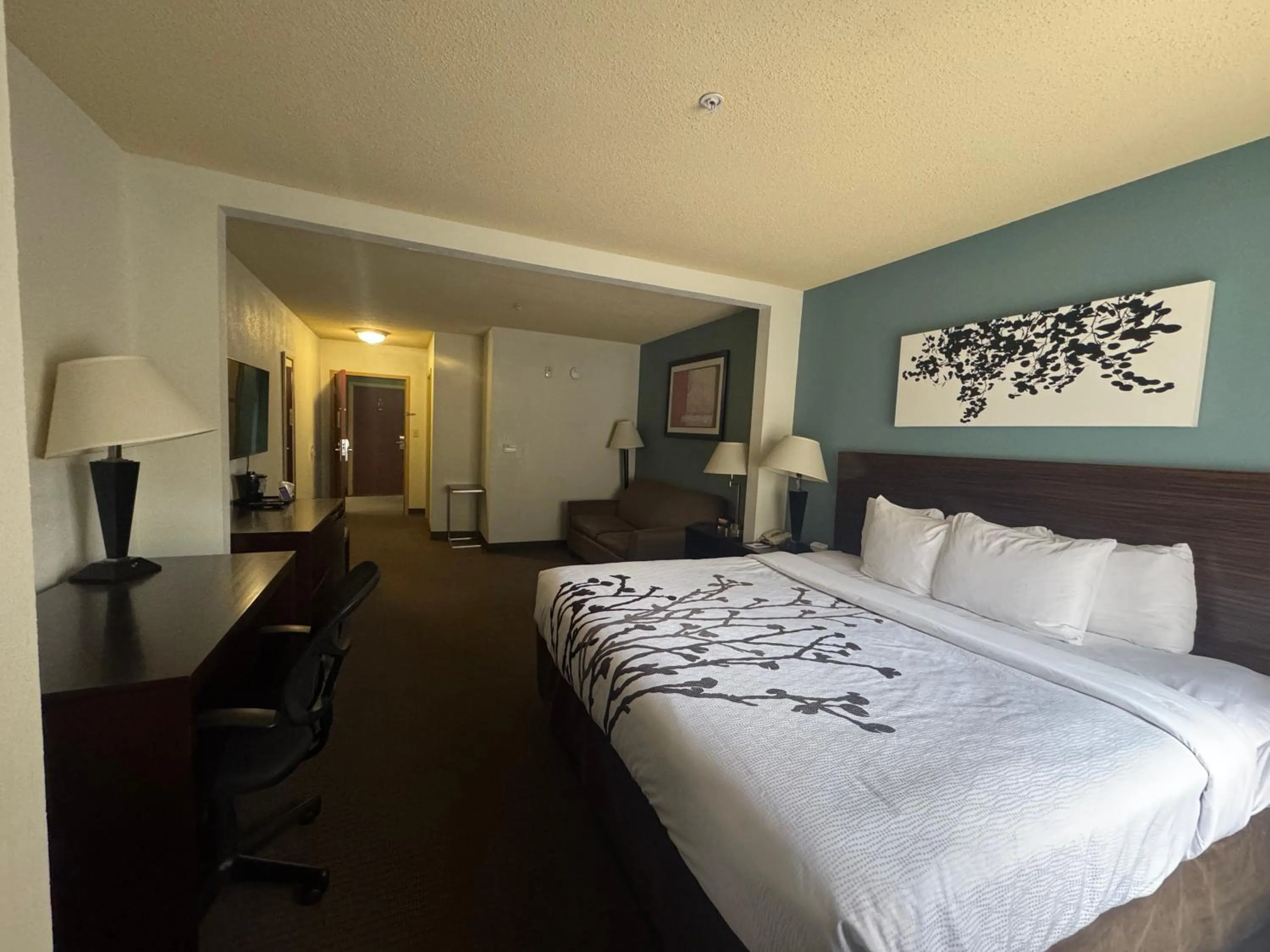 Bed in Sleep Inn & Suites Hattiesburg North