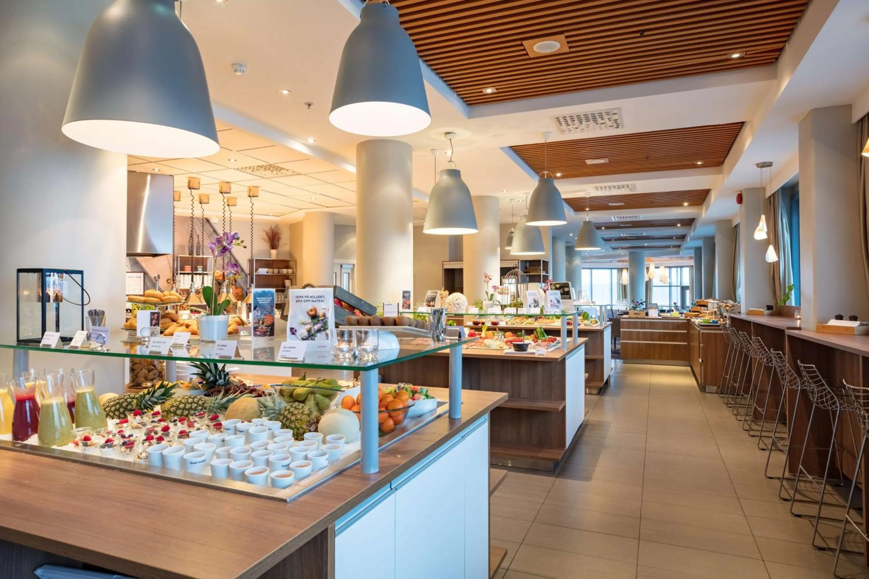 Breakfast in Scandic Seilet Hotel