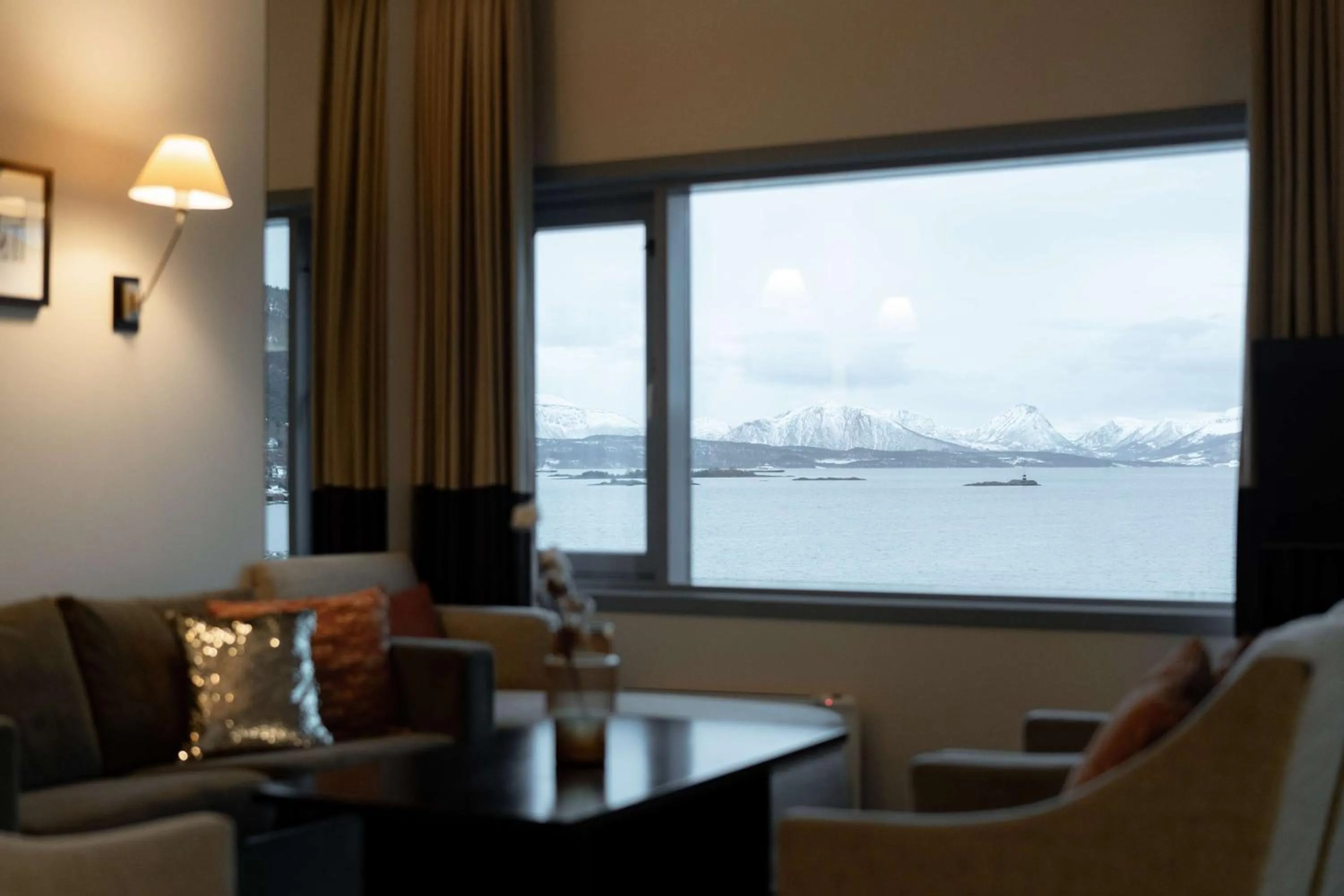 Bedroom in Scandic Seilet Hotel