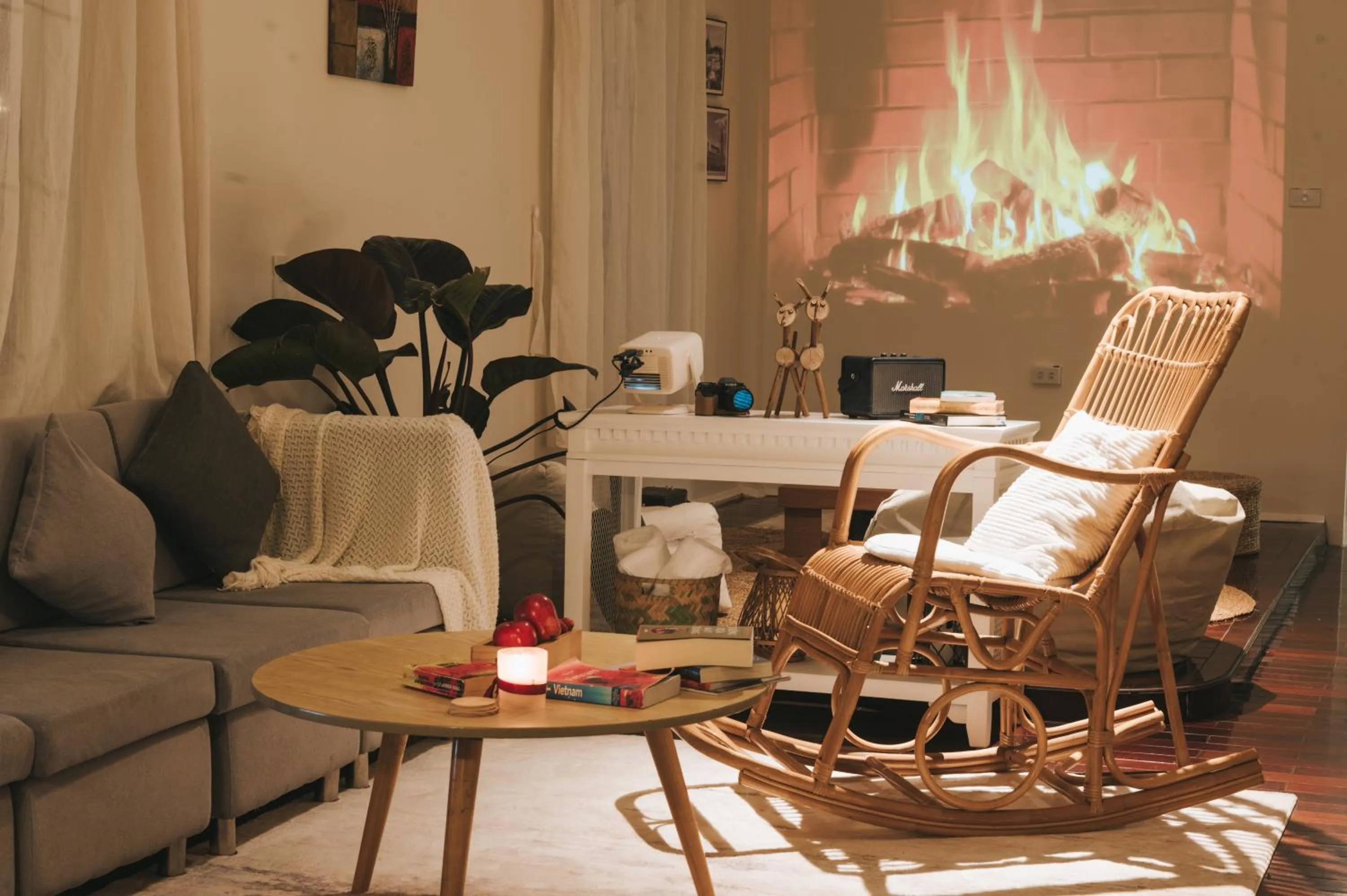 Living room in Ngàn Phố Studio & Love Hotel