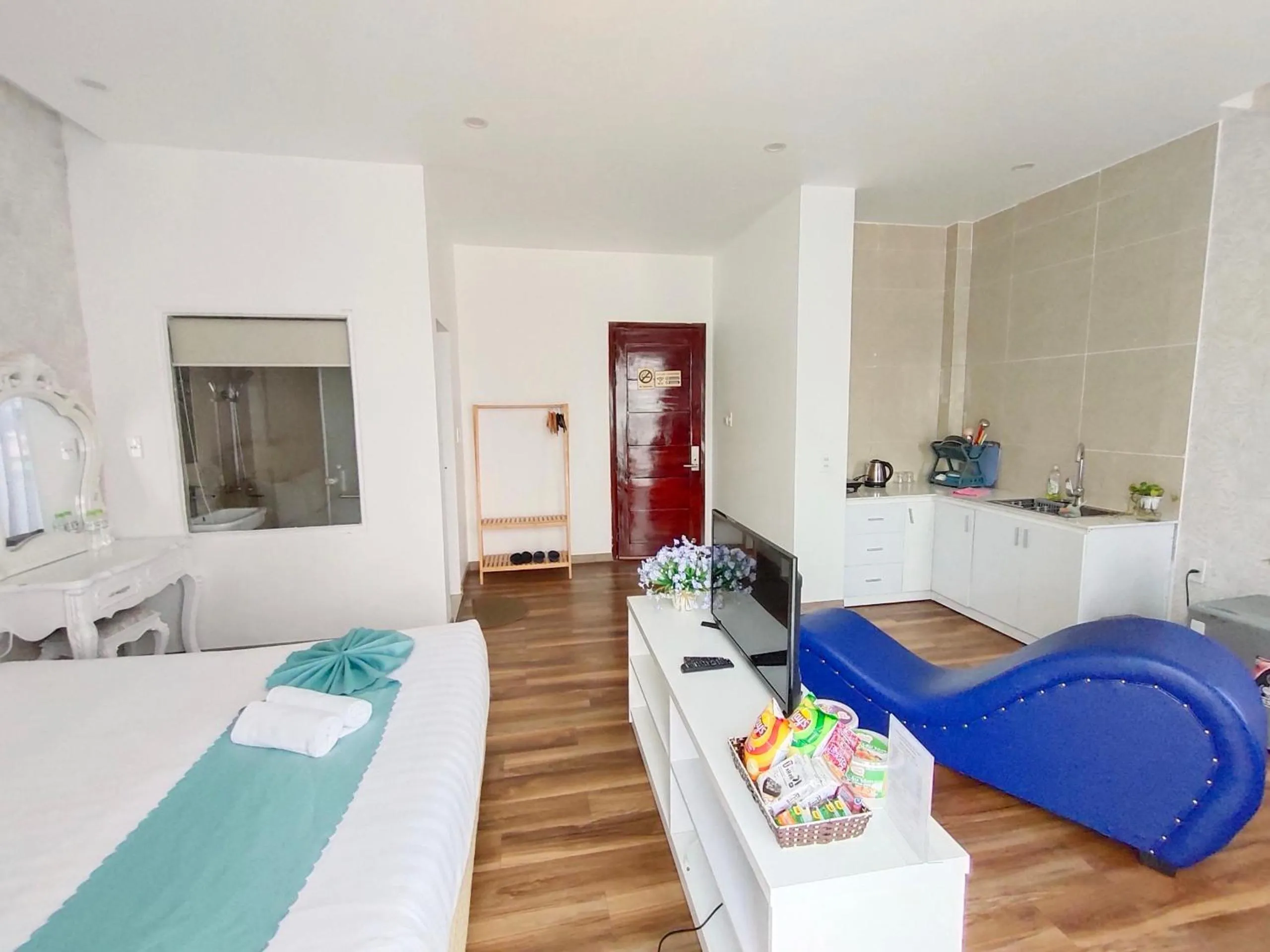 Bed in Ngàn Phố Studio & Love Hotel