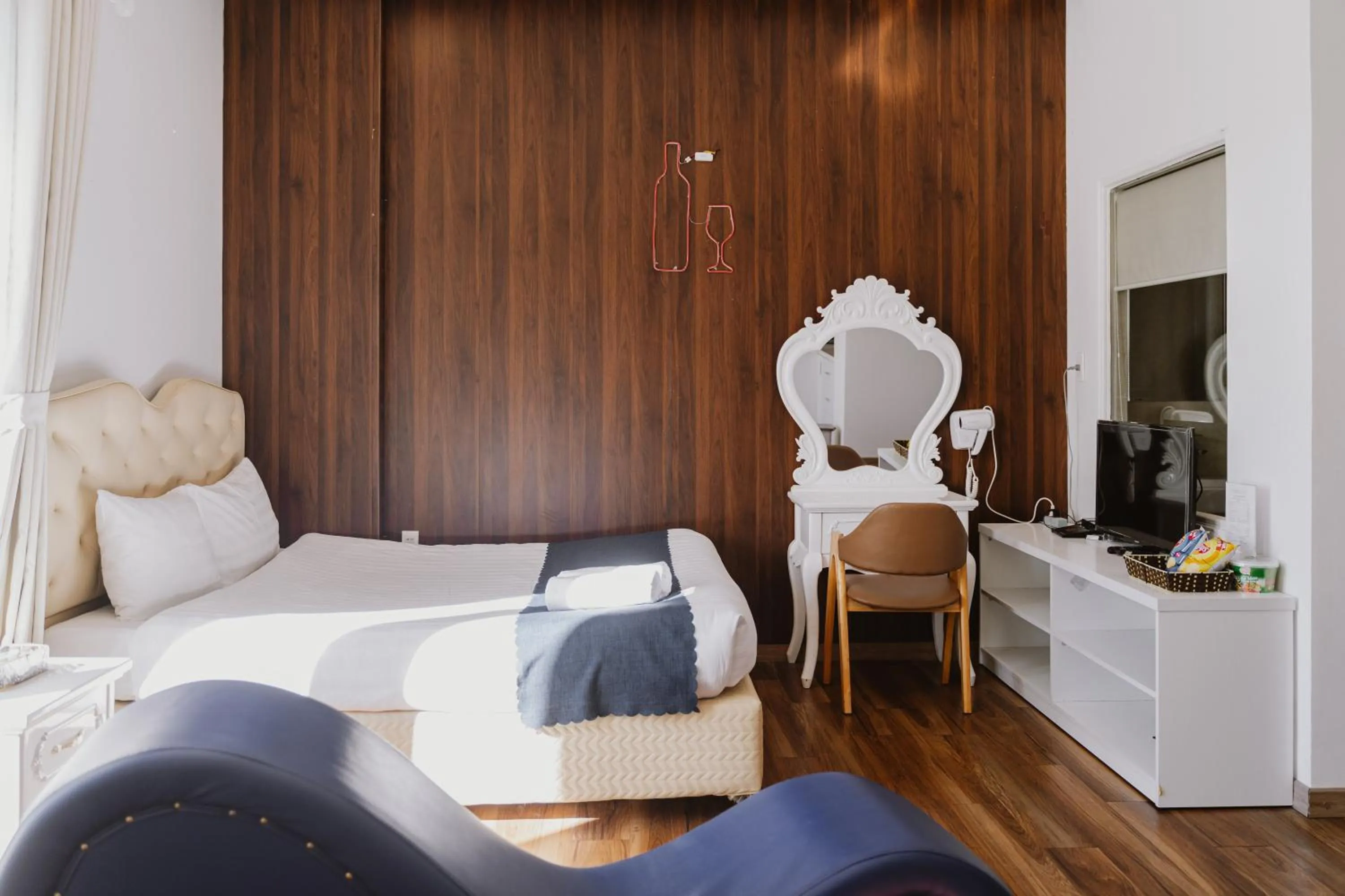 Bed in Ngàn Phố Studio & Love Hotel