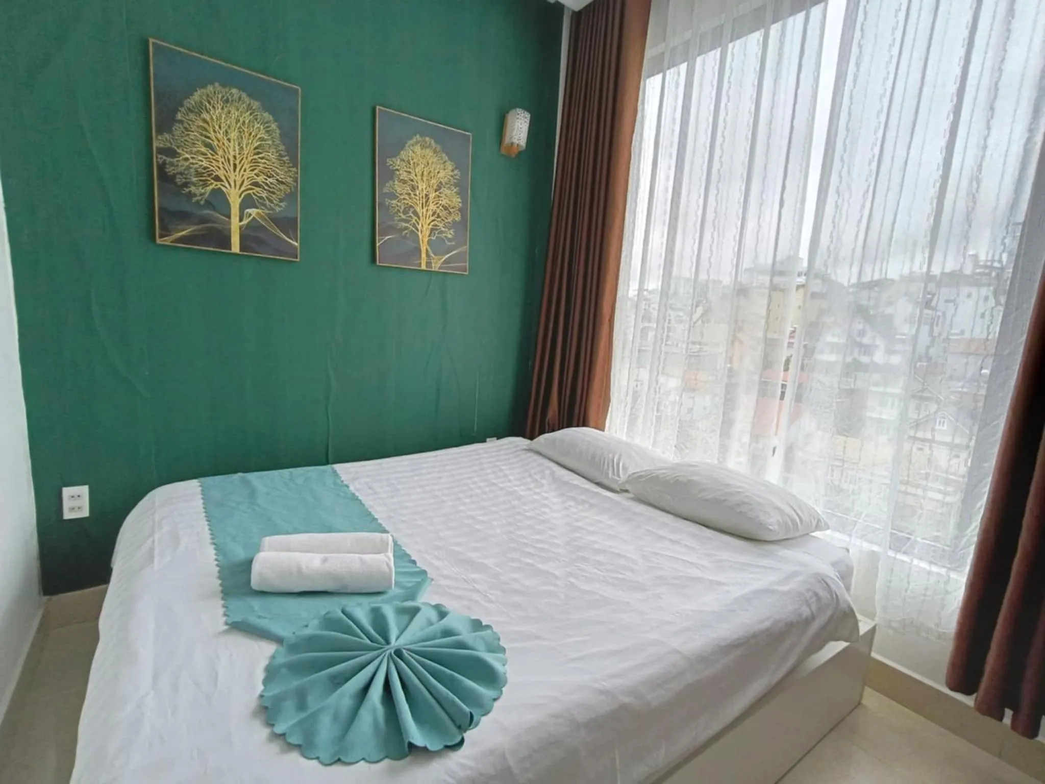 Bed in Ngàn Phố Studio & Love Hotel