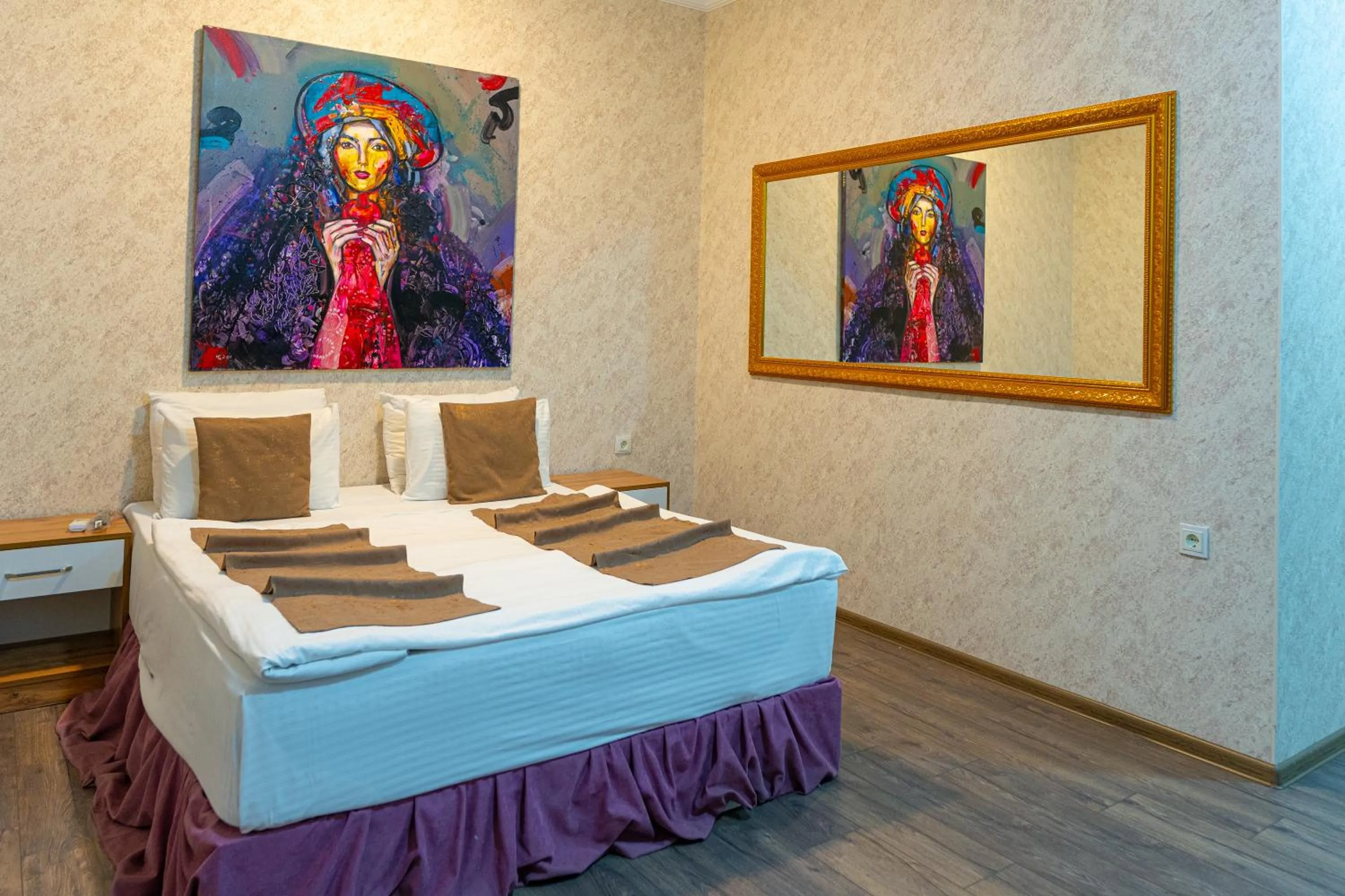 Bed in Salam Baku Hotel (SBH)