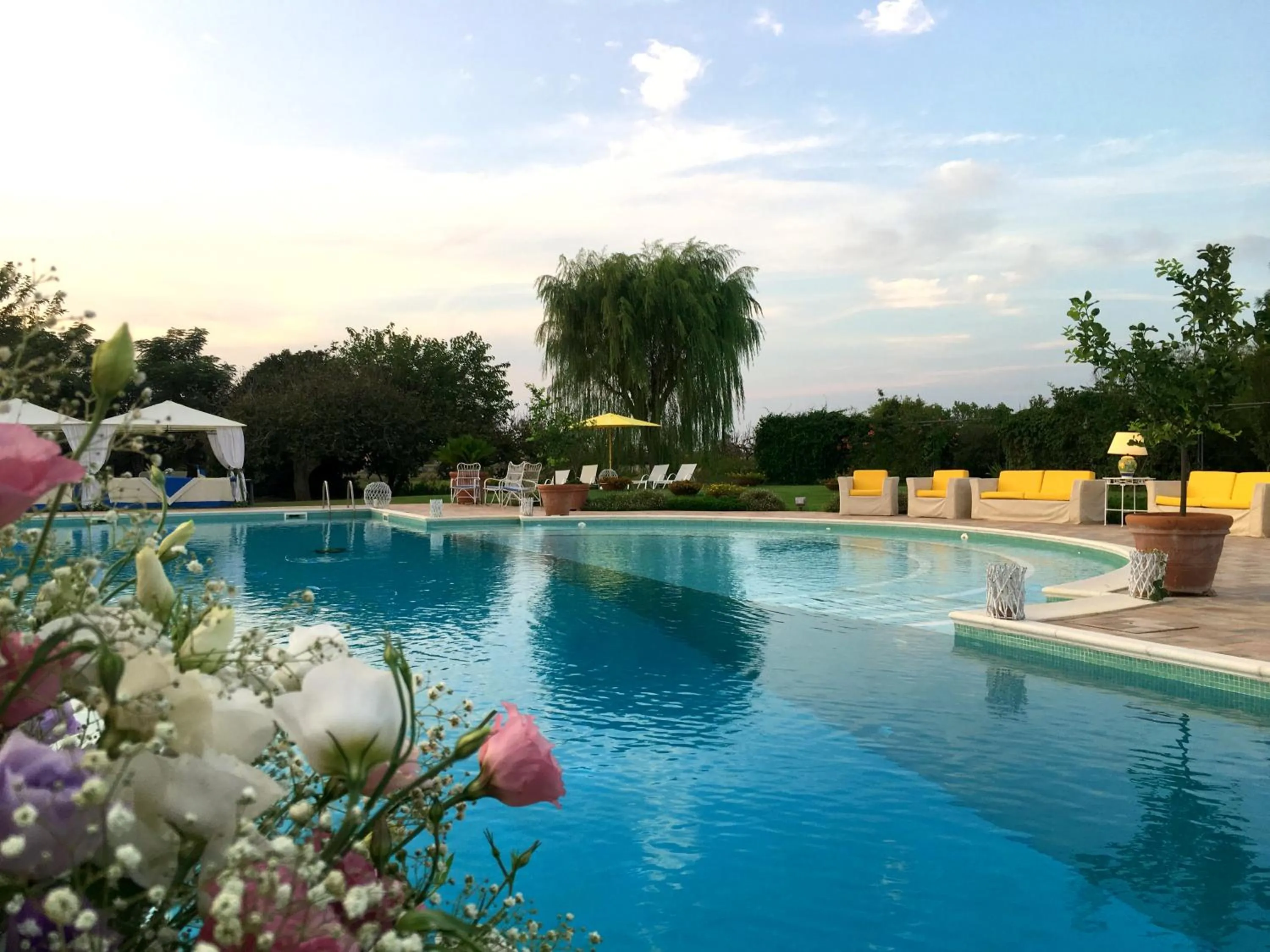Pool view in Tenuta DonnAnna Agriturismo&Glamping