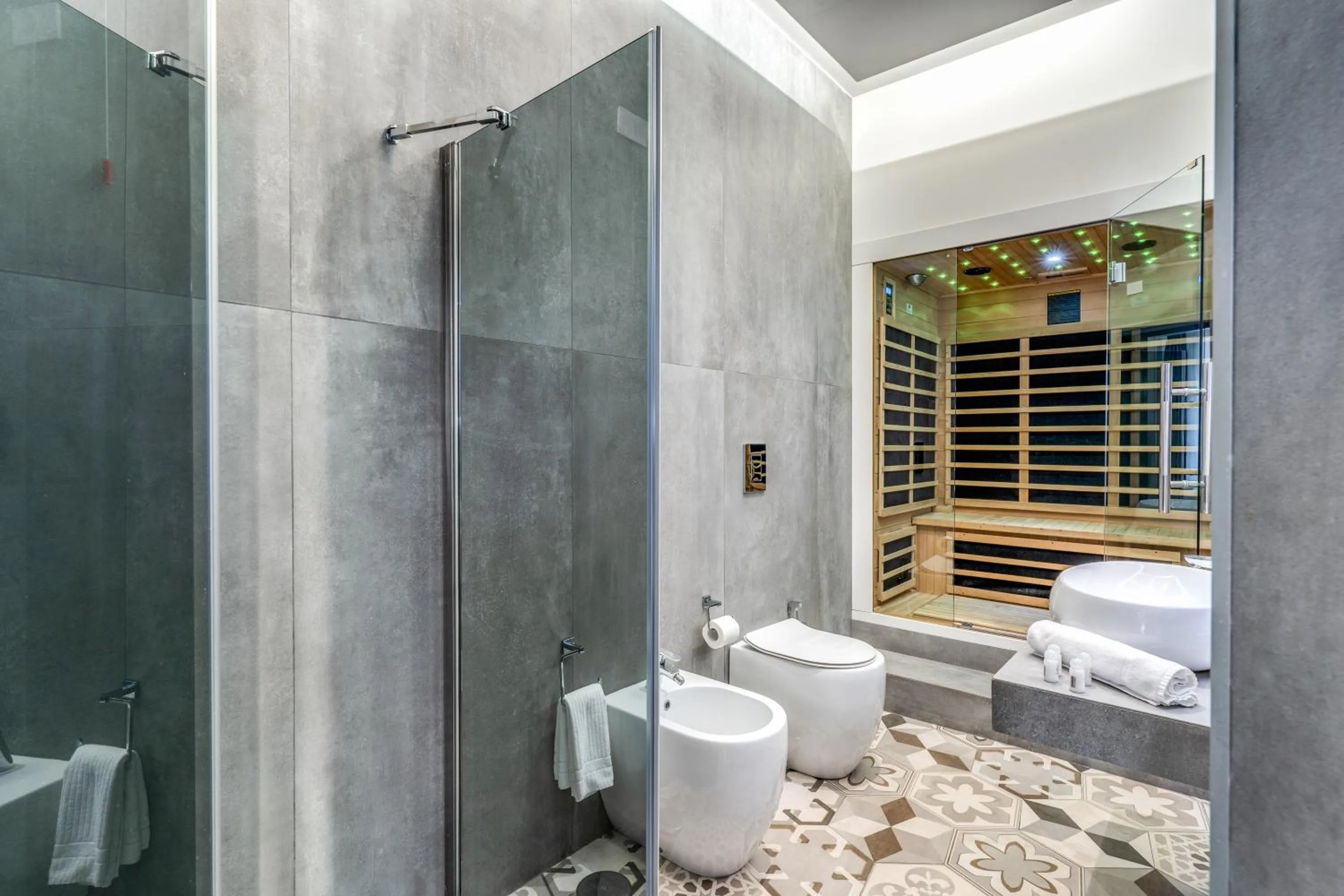 Shower in Gallery Suite Naples