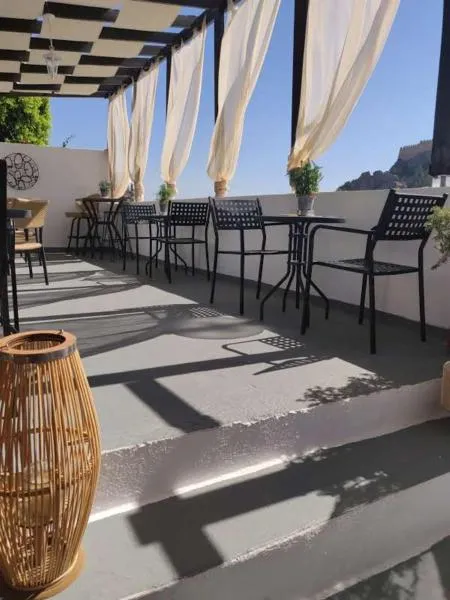 Balcony/Terrace in Xenones Lindos
