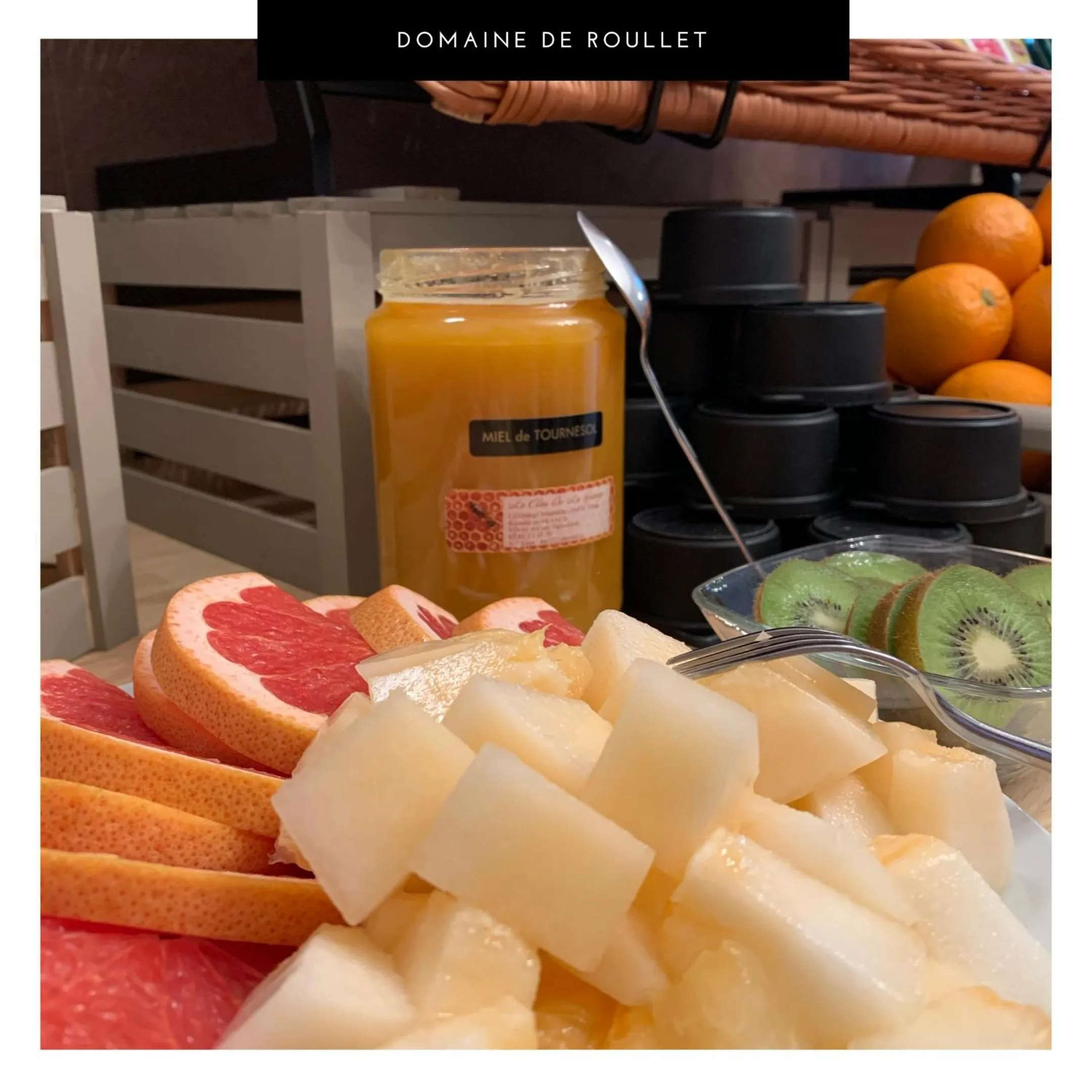 Food and drinks in Domaine de Roullet