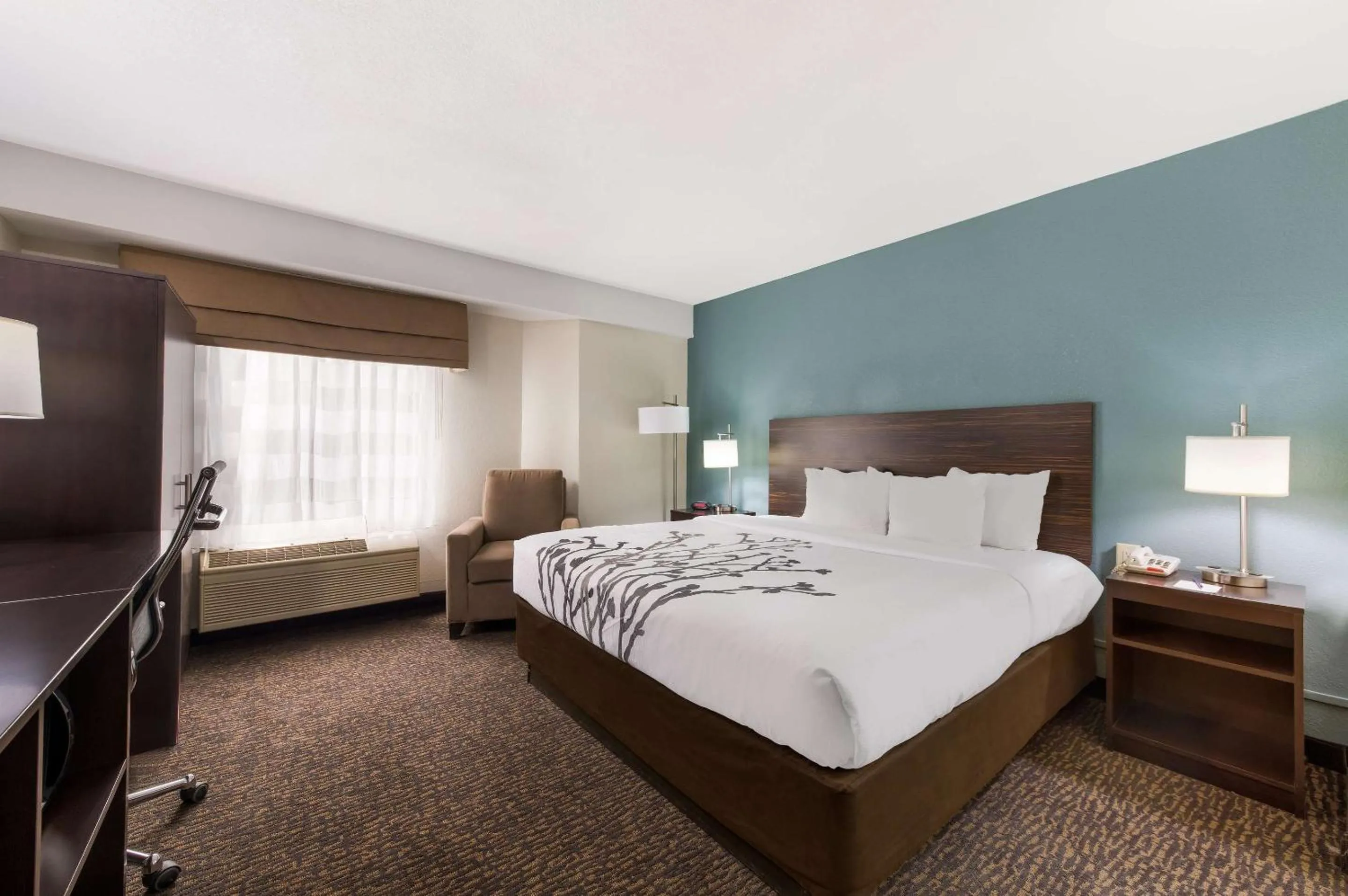 Bedroom, Bed in Sleep Inn Northlake