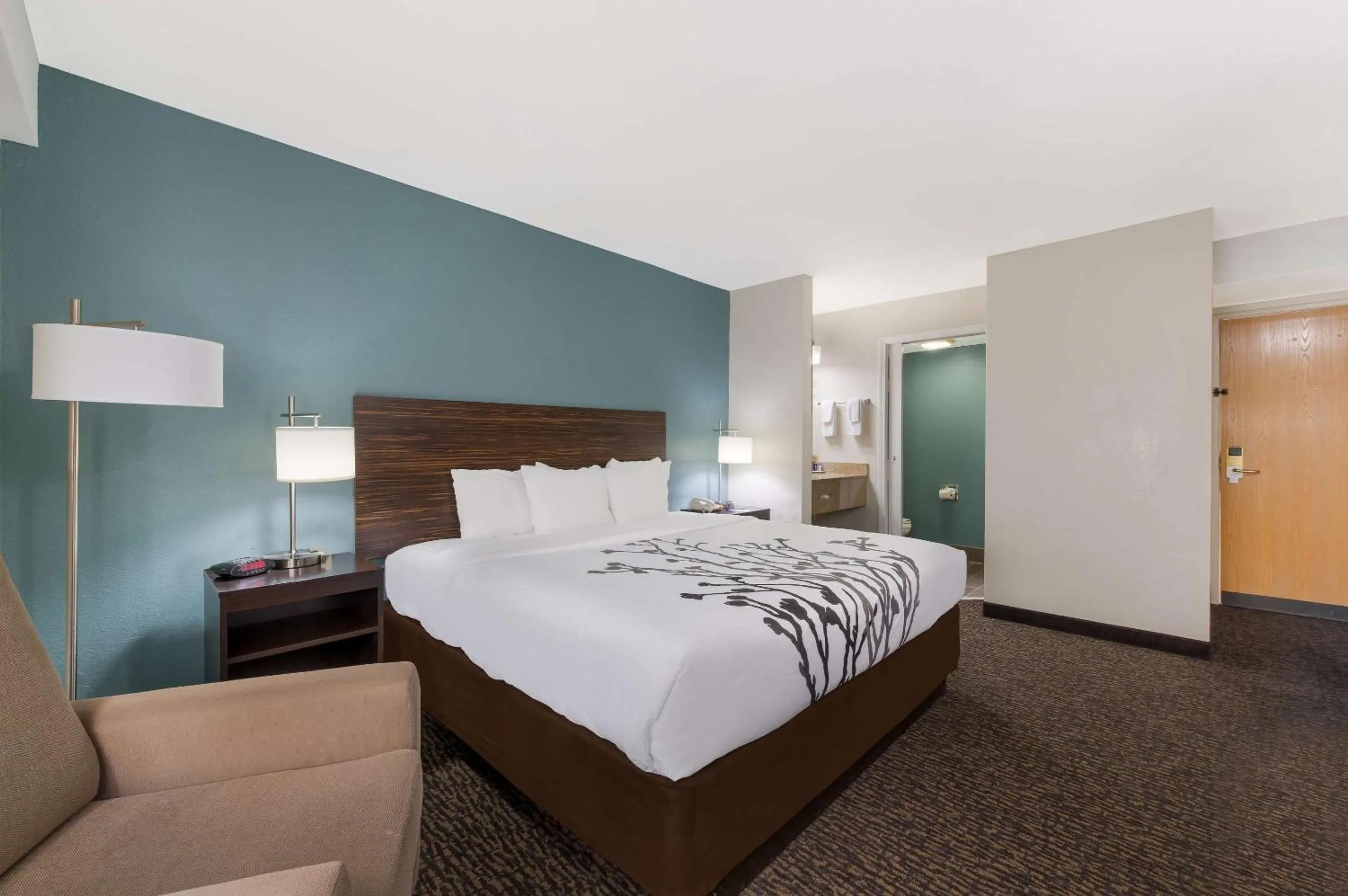 Bedroom, Bed in Sleep Inn Northlake