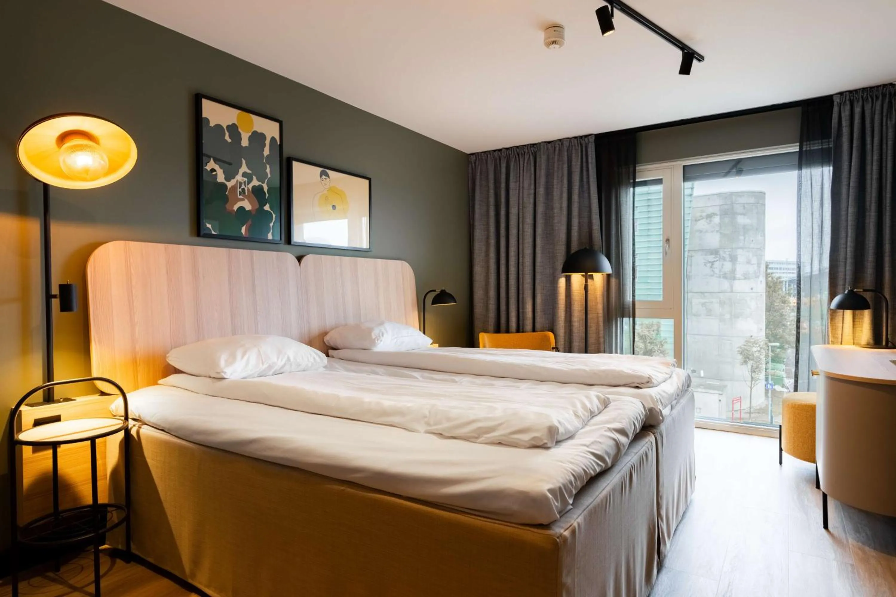 Bedroom, Bed in Scandic Nidelven