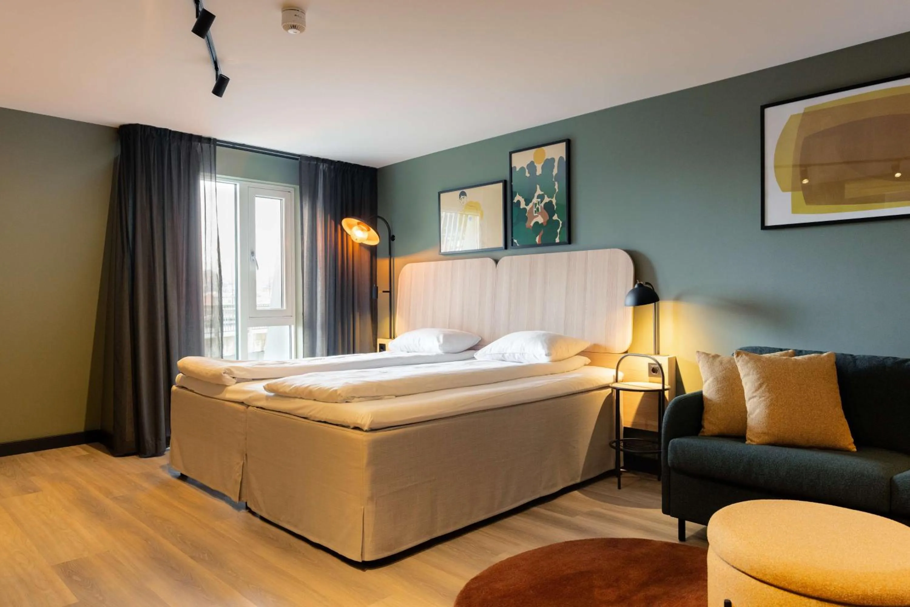 Bedroom, Bed in Scandic Nidelven