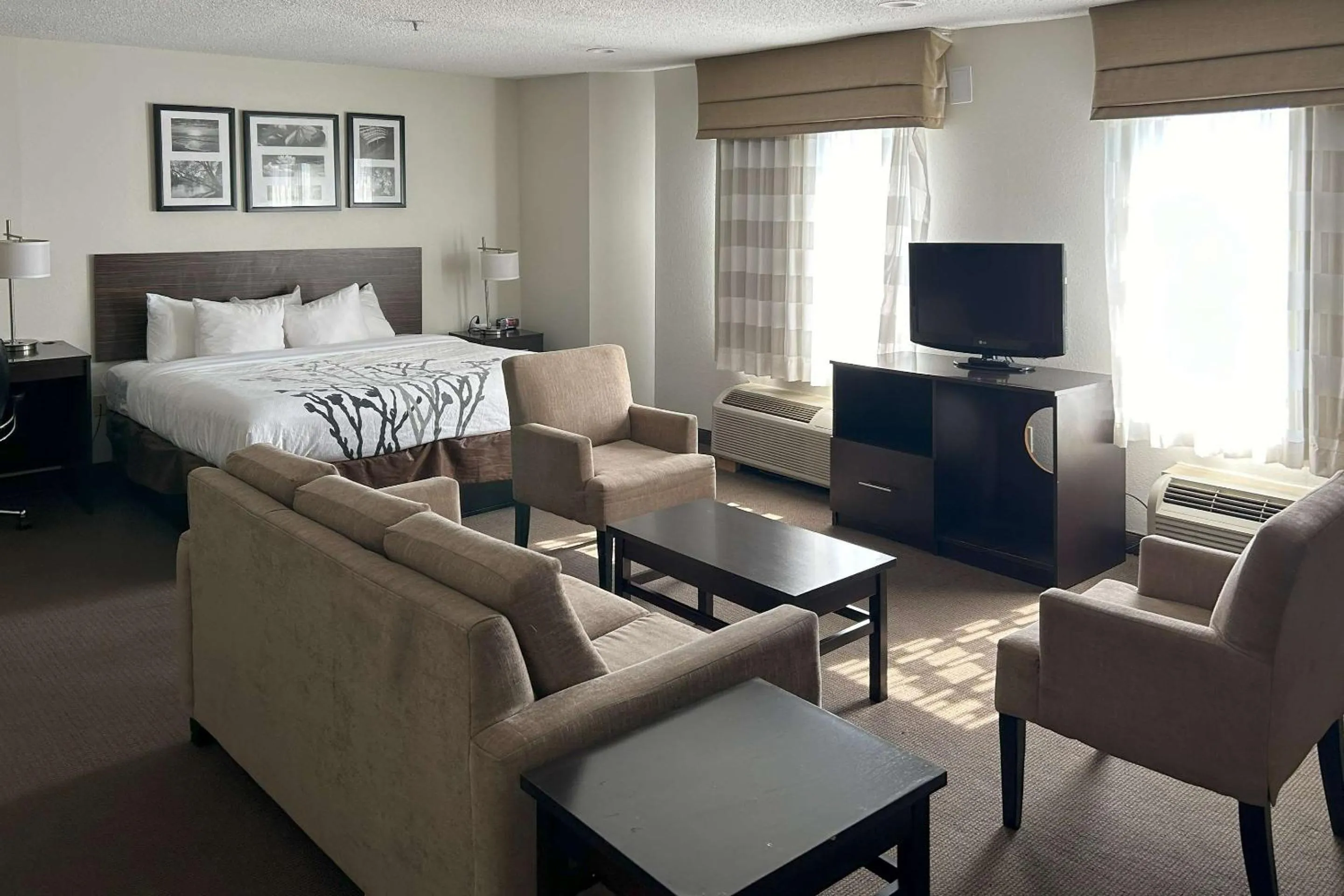 Bedroom, Bed in Sleep Inn Wilson near I-95