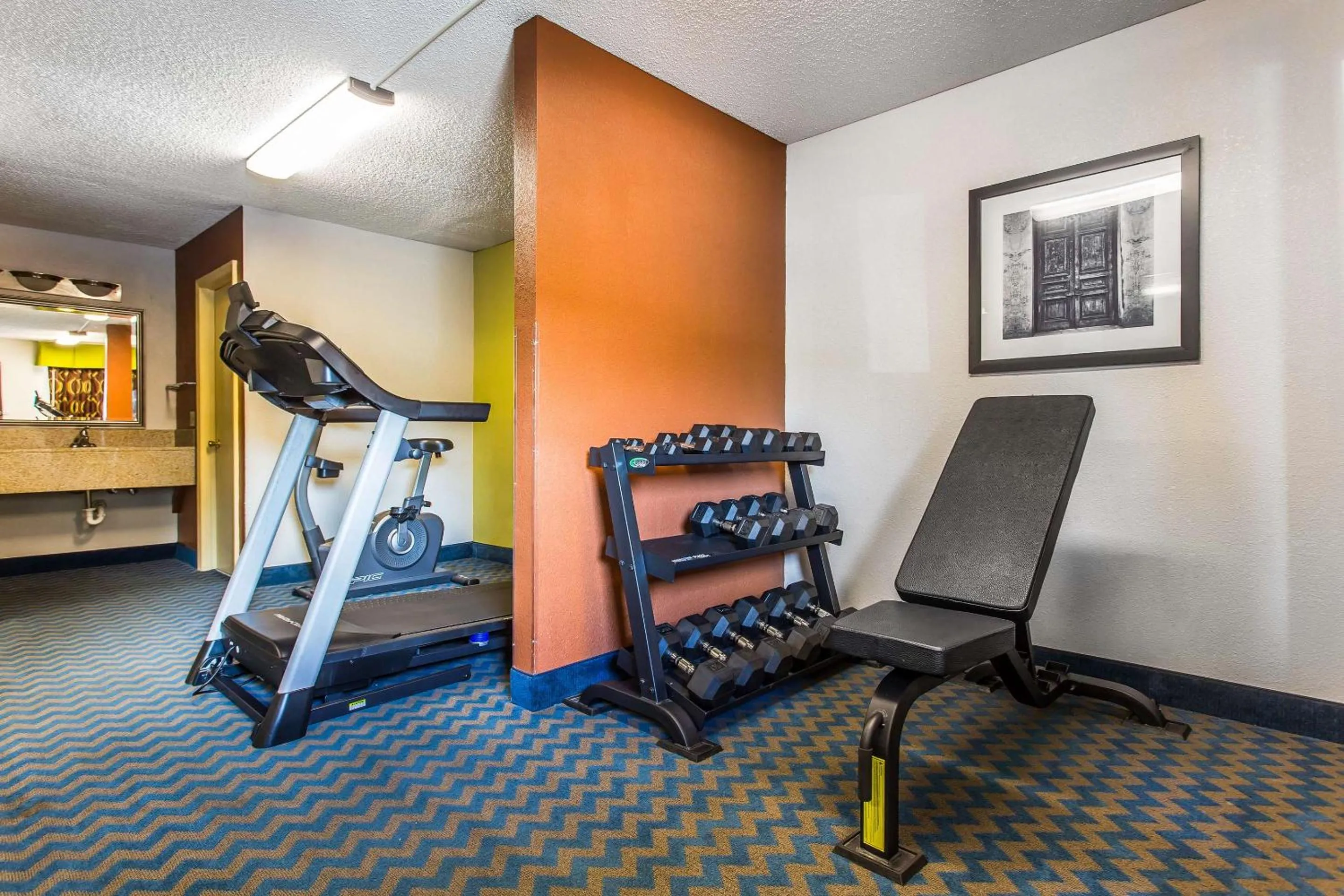 Fitness centre/facilities in Quality Inn Albemarle