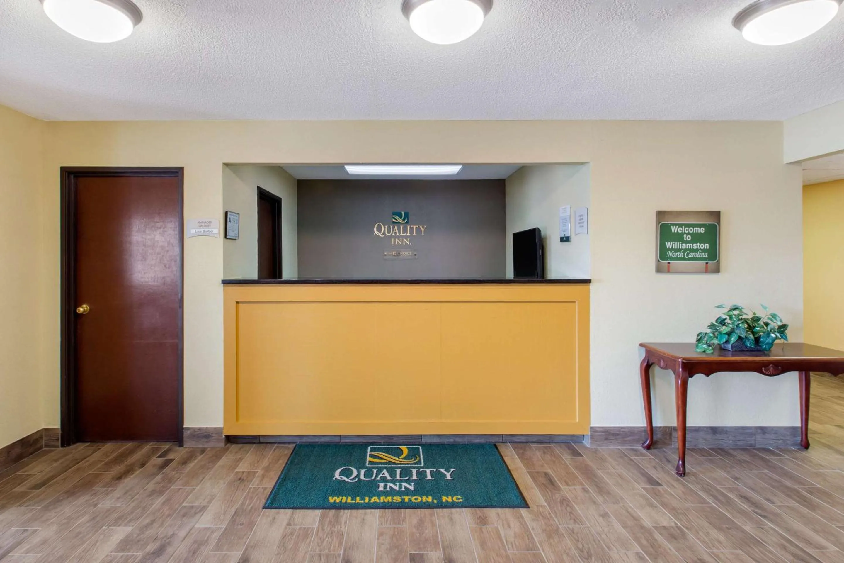 Lobby or reception in Quality Inn Williamston