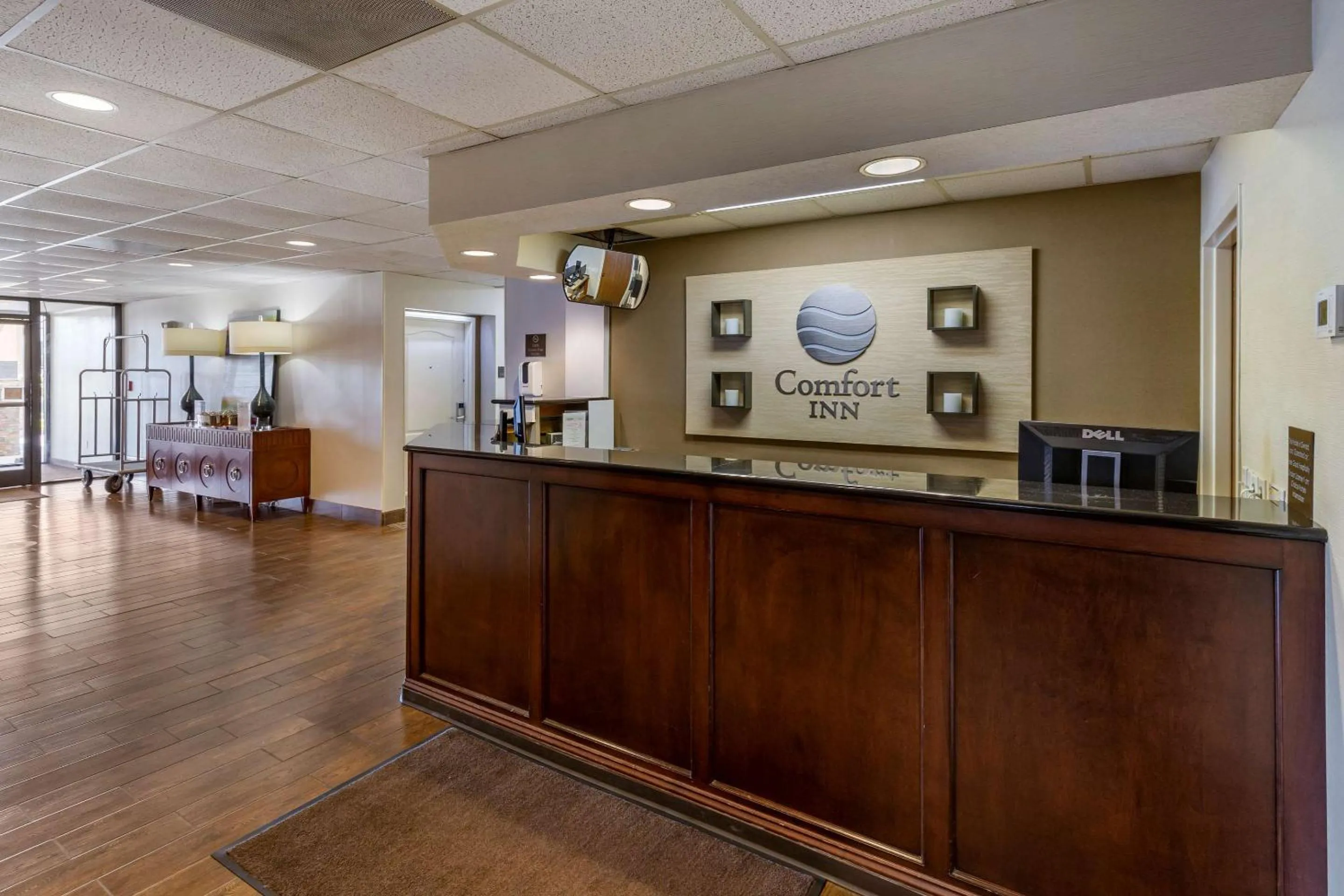 Lobby or reception in Comfort Inn Laurinburg