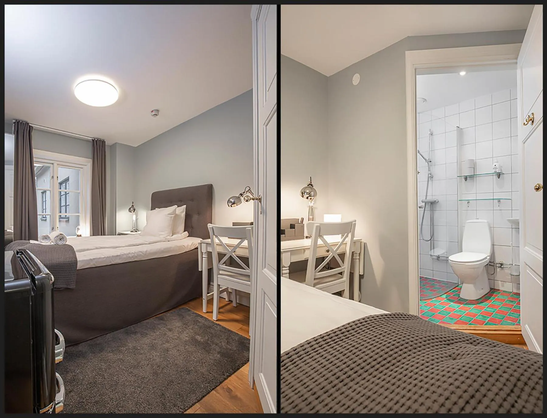 Bed in Continental Apartment Hotel Helsingborg