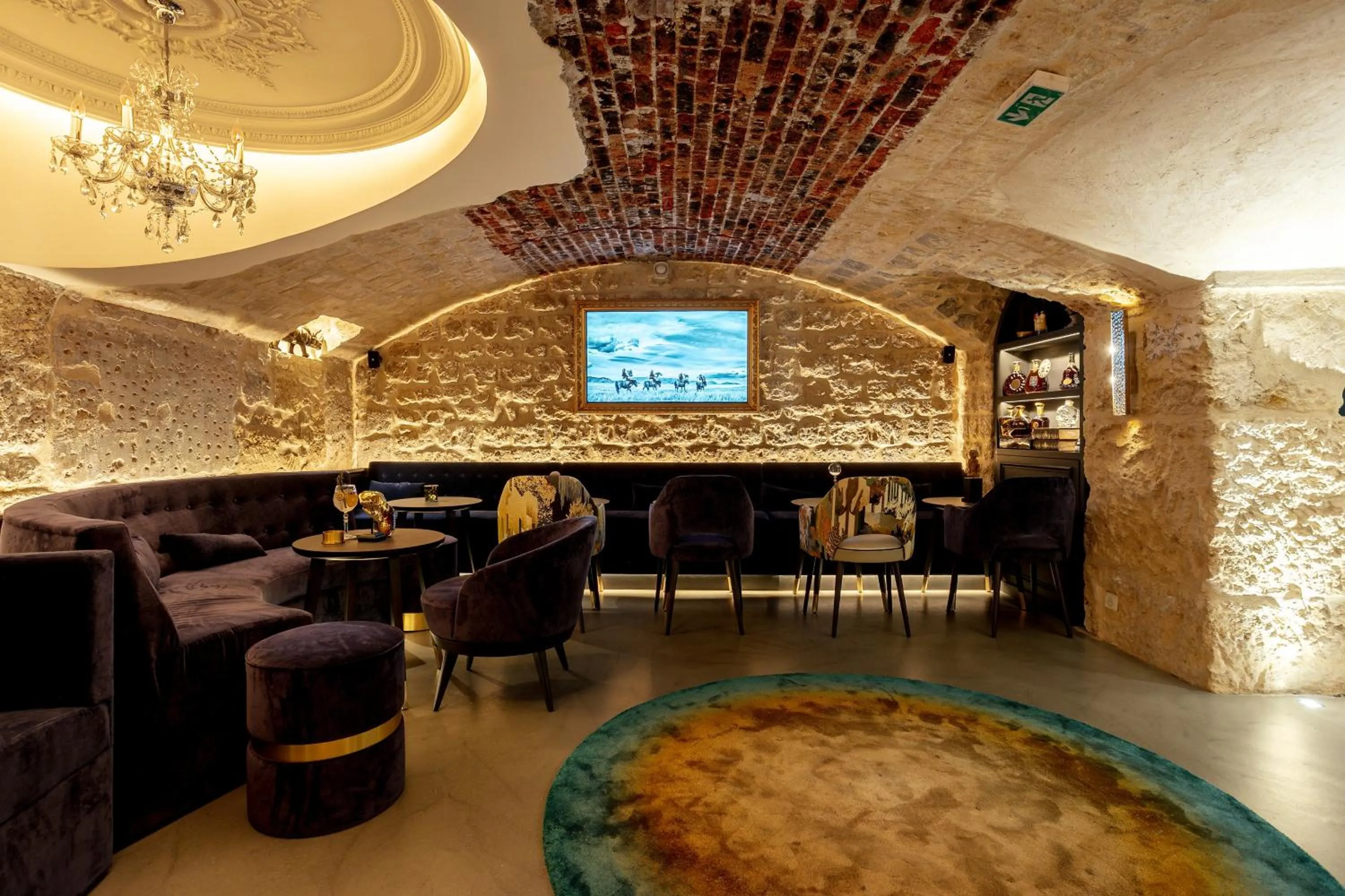 Lounge or bar in Hôtel Roi de Sicile - Rivoli